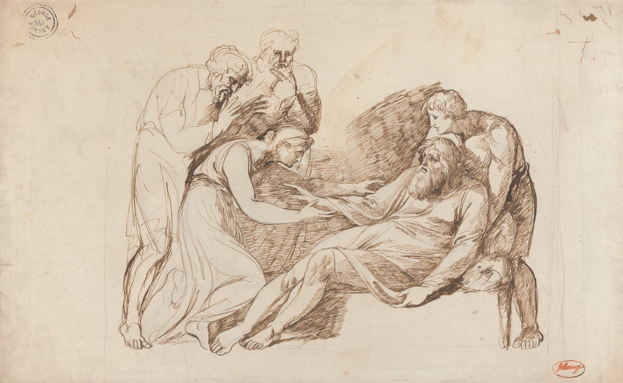 O Rei Lear Despertado por Cordélia de George Romney