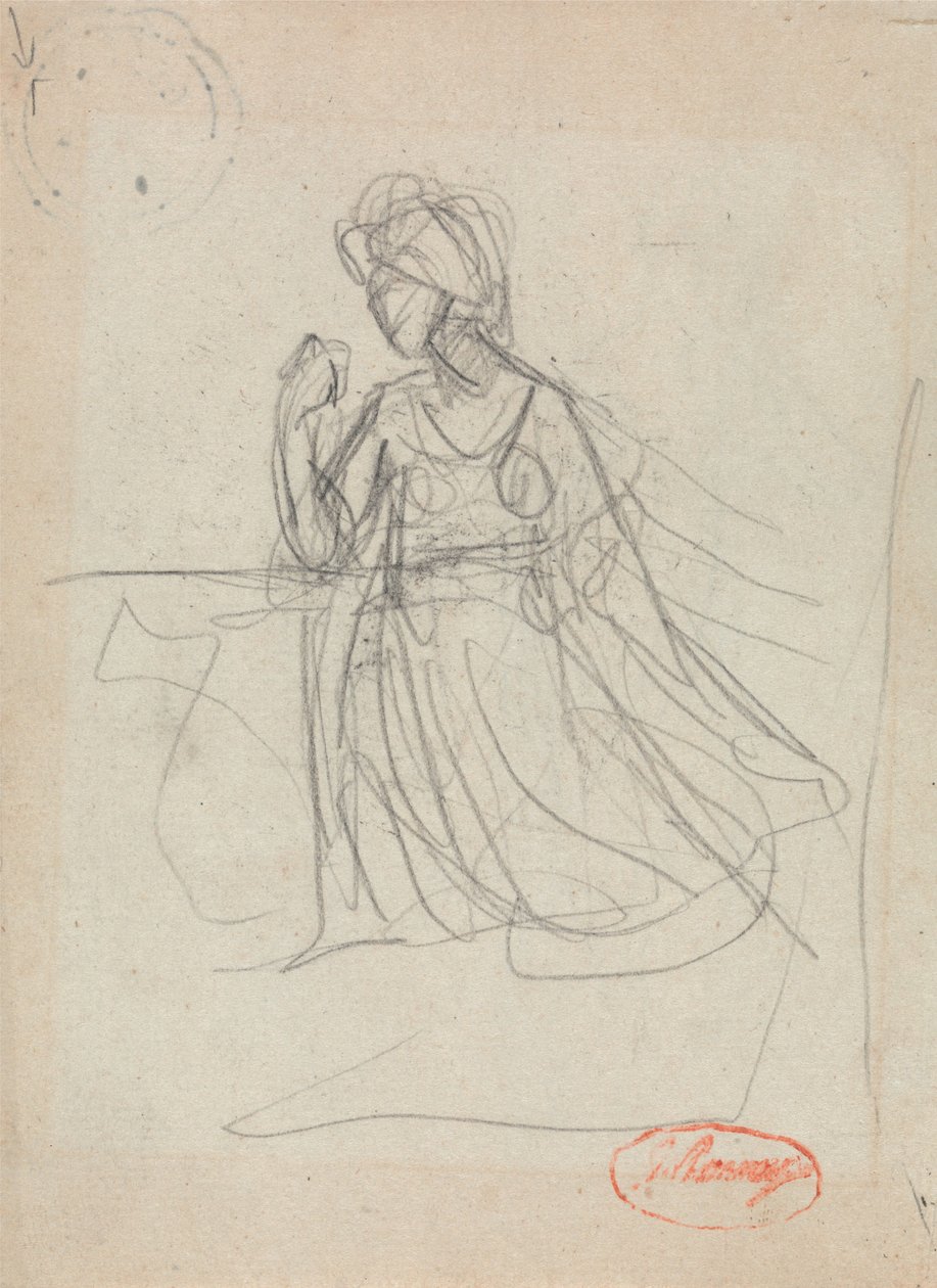 Mulher Ajoelhada de George Romney