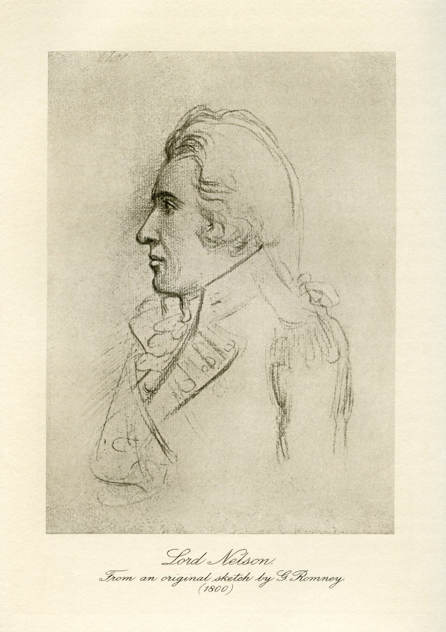 Lord Horatio Nelson de George Romney