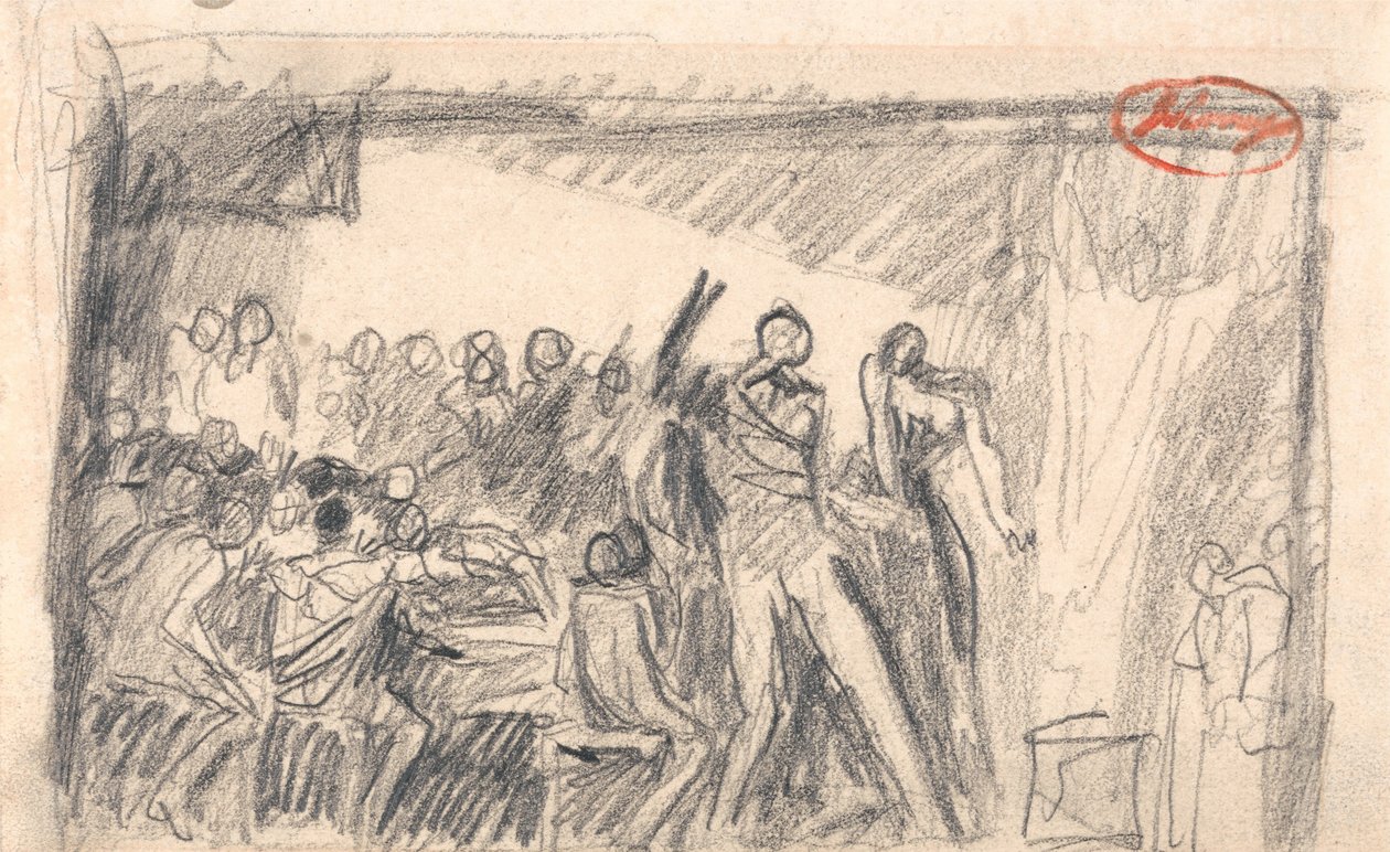 Macbeth: Cena do banquete de George Romney
