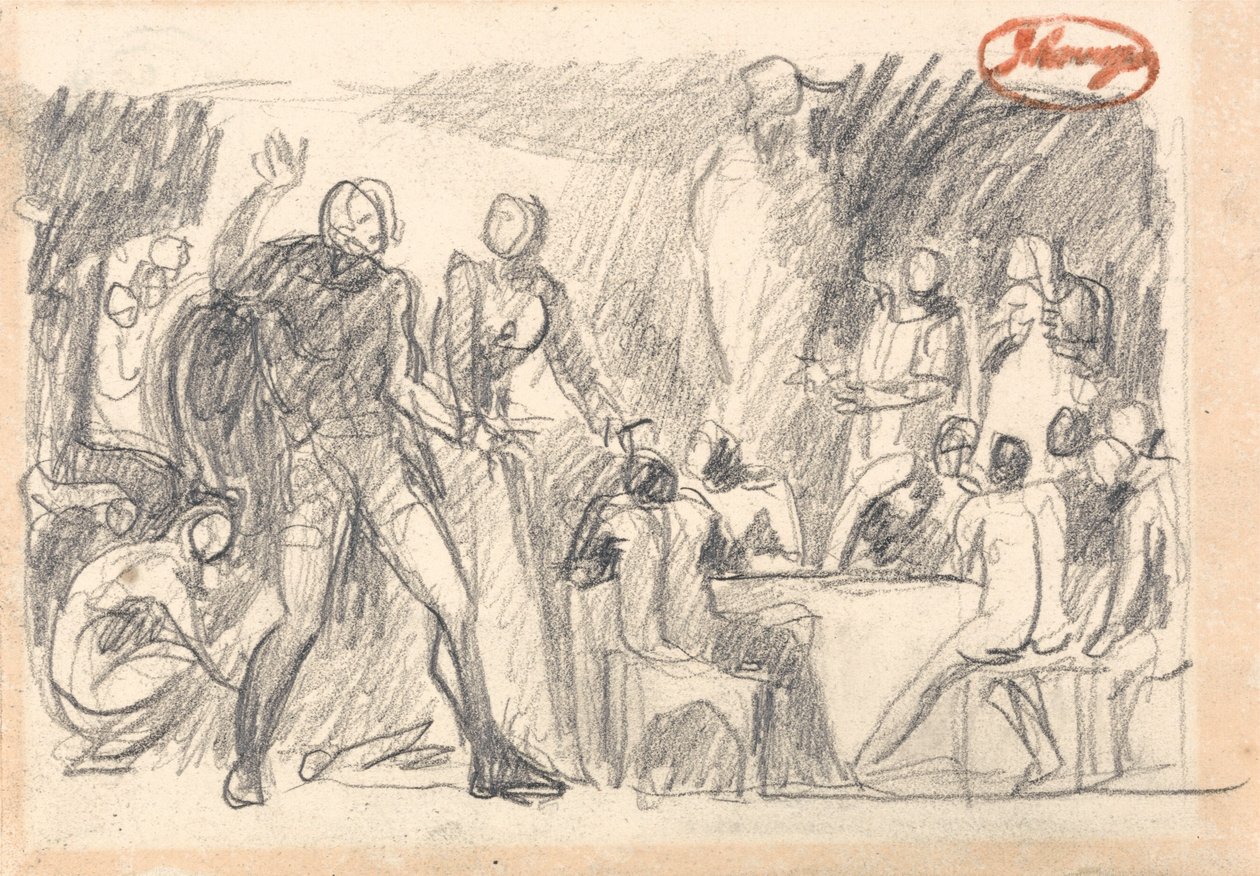 Macbeth: Cena do banquete de George Romney