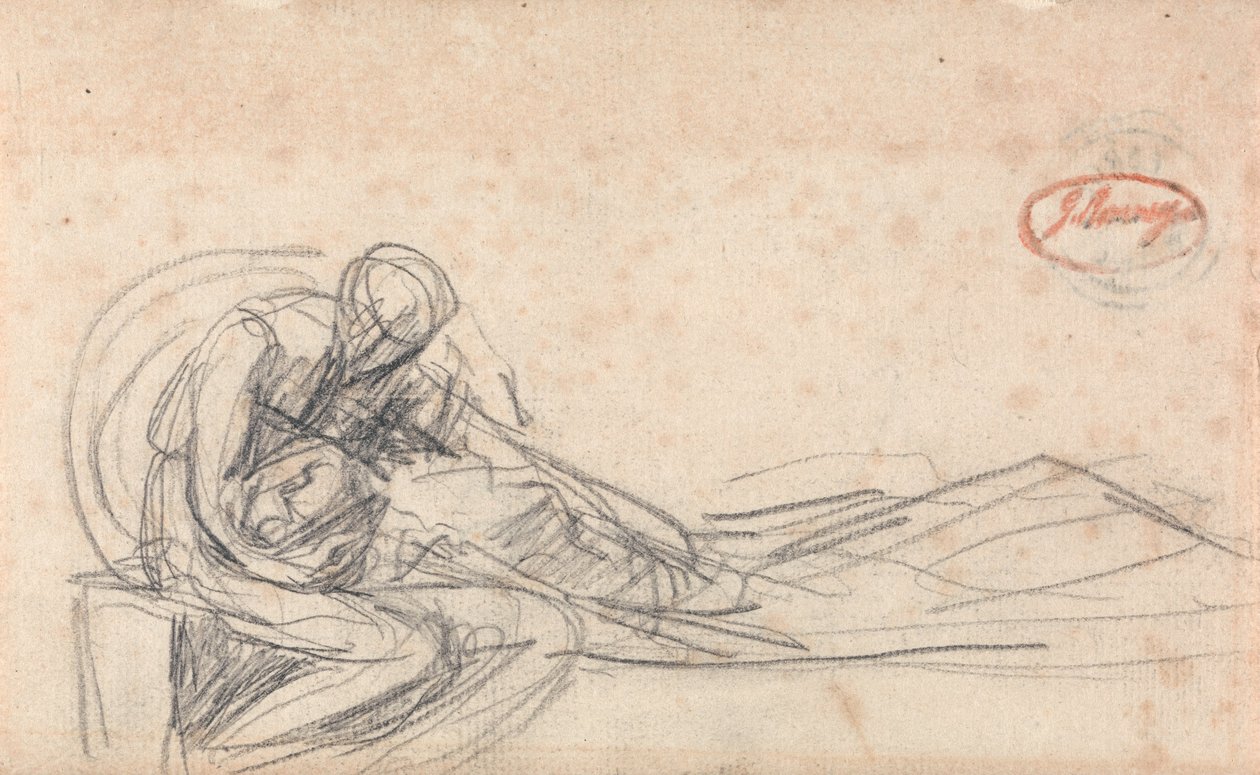 Homem a lamentar-se de George Romney