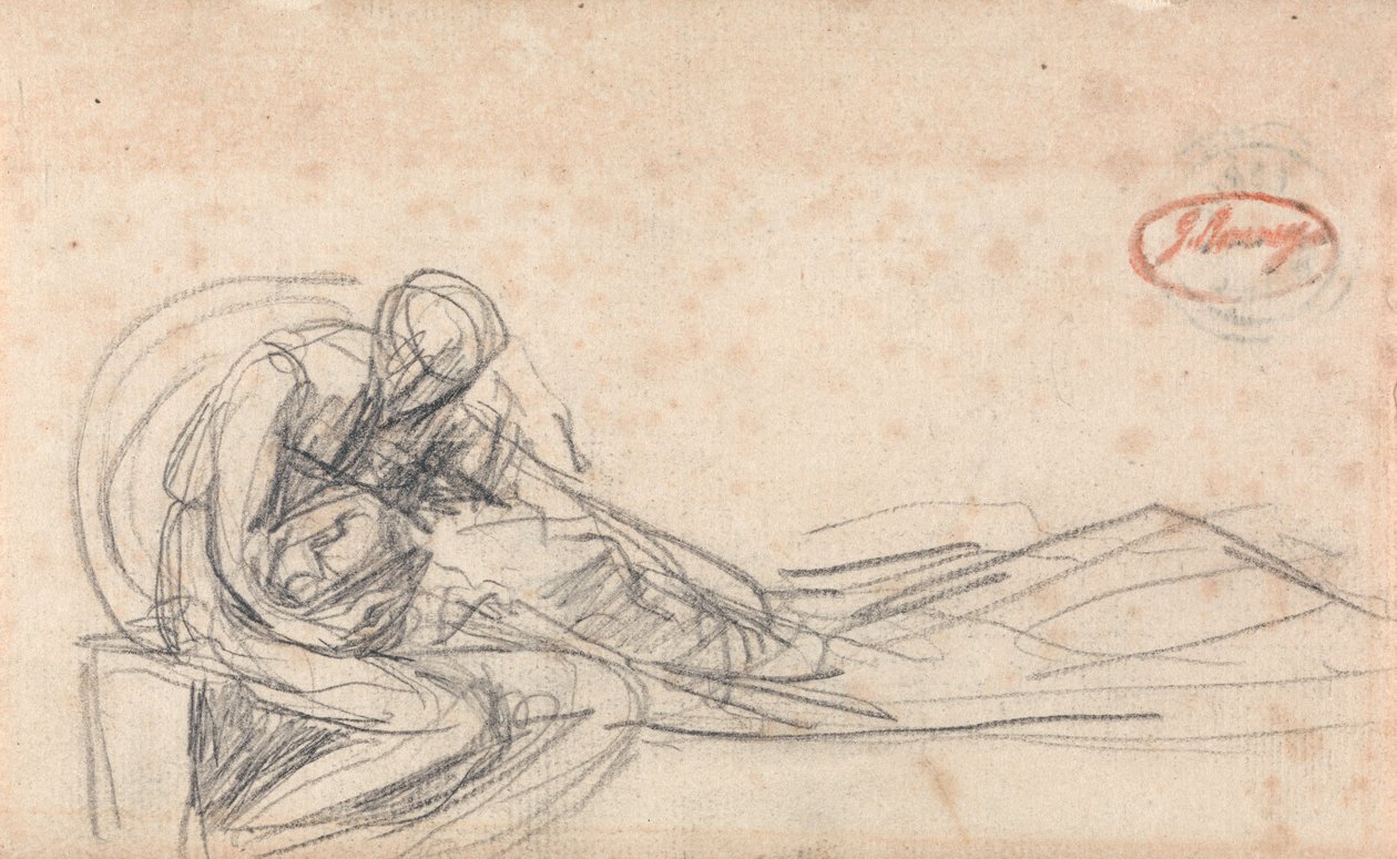 Homem a lamentar-se de George Romney