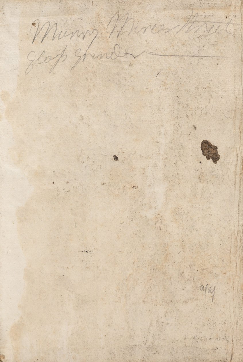 Notas do manuscrito de George Romney