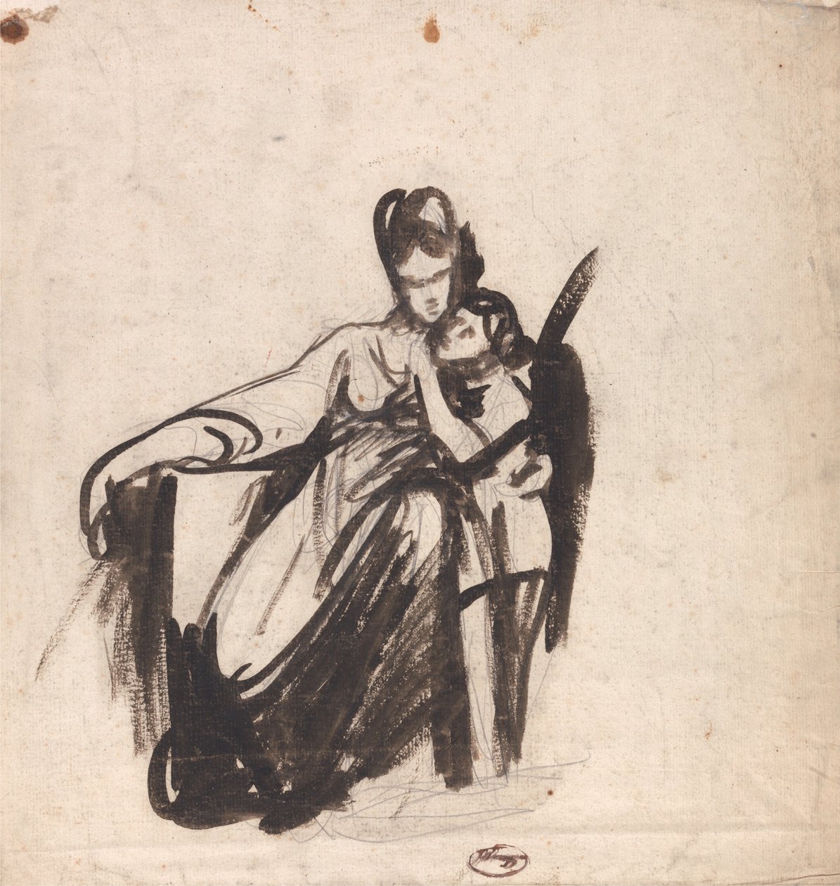 Mãe e filho de George Romney