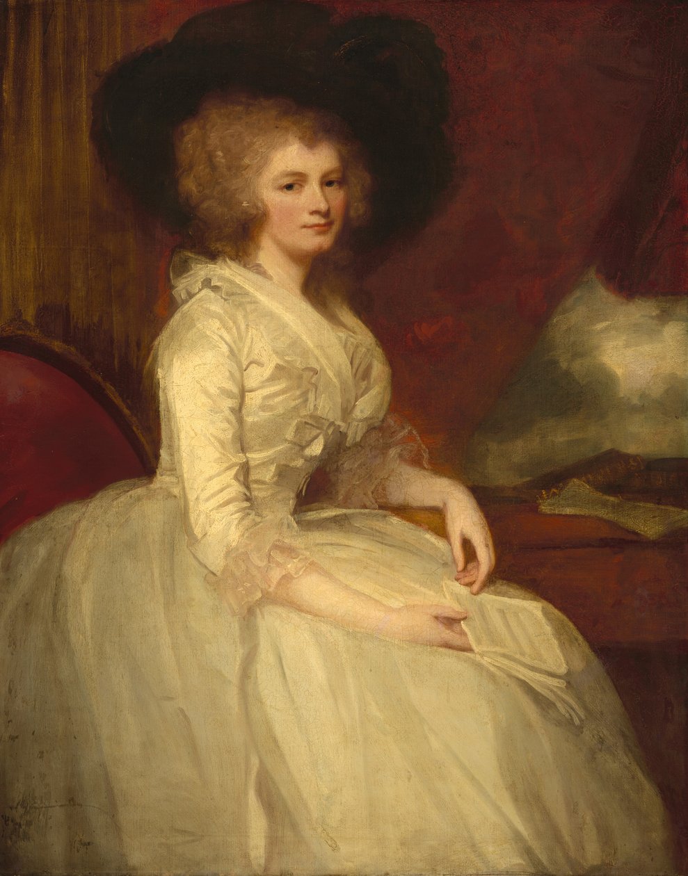 Sra. Alexander Blair, 1787-1789. de George Romney