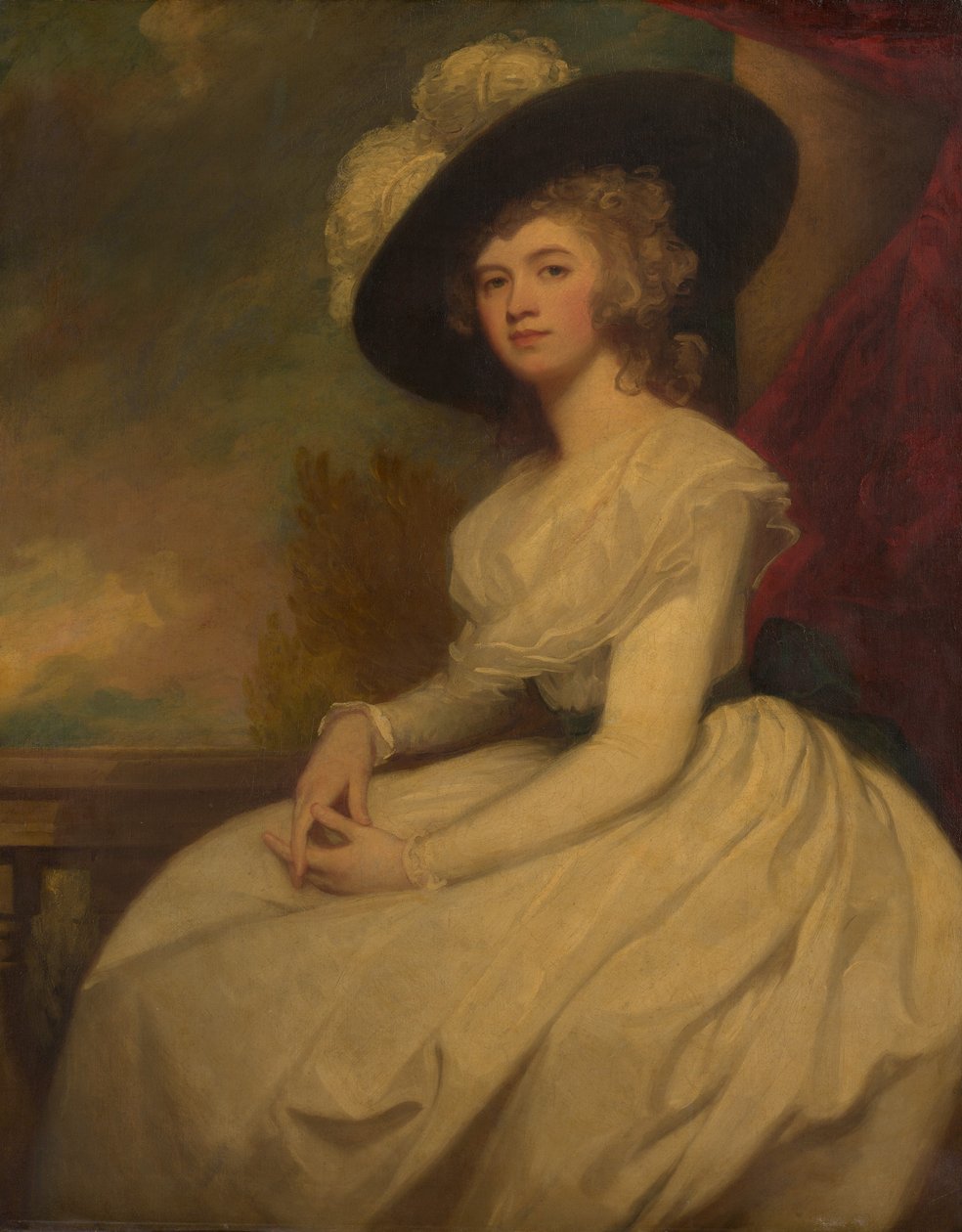 Sra. Bryan Cooke Frances Puleston, 1765-1818, ca. 1787-91. de George Romney