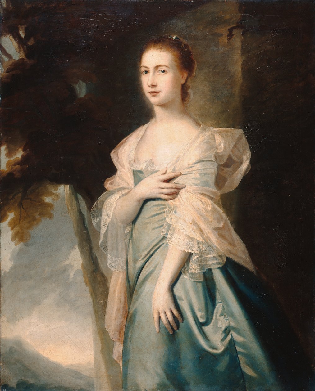 Sra. Margaret Ainslie (óleo sobre tela) de George Romney