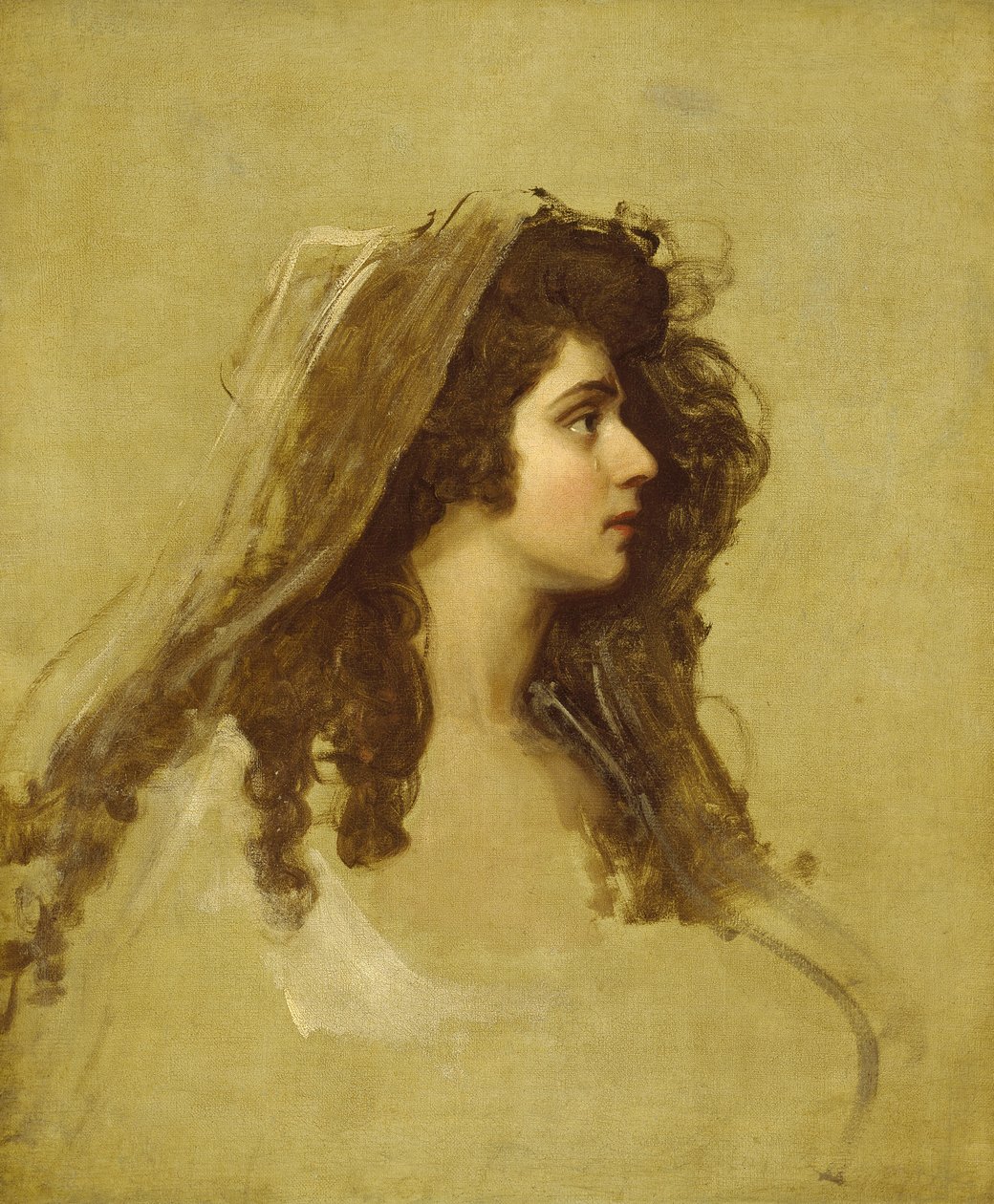 Sra. Siddons, c.1784 de George Romney
