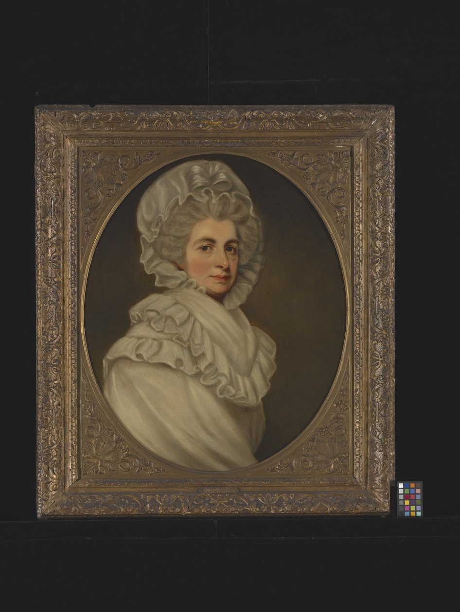 Retrato da Sra. Butler (Penelope Carwardine) (óleo sobre tela) de George Romney