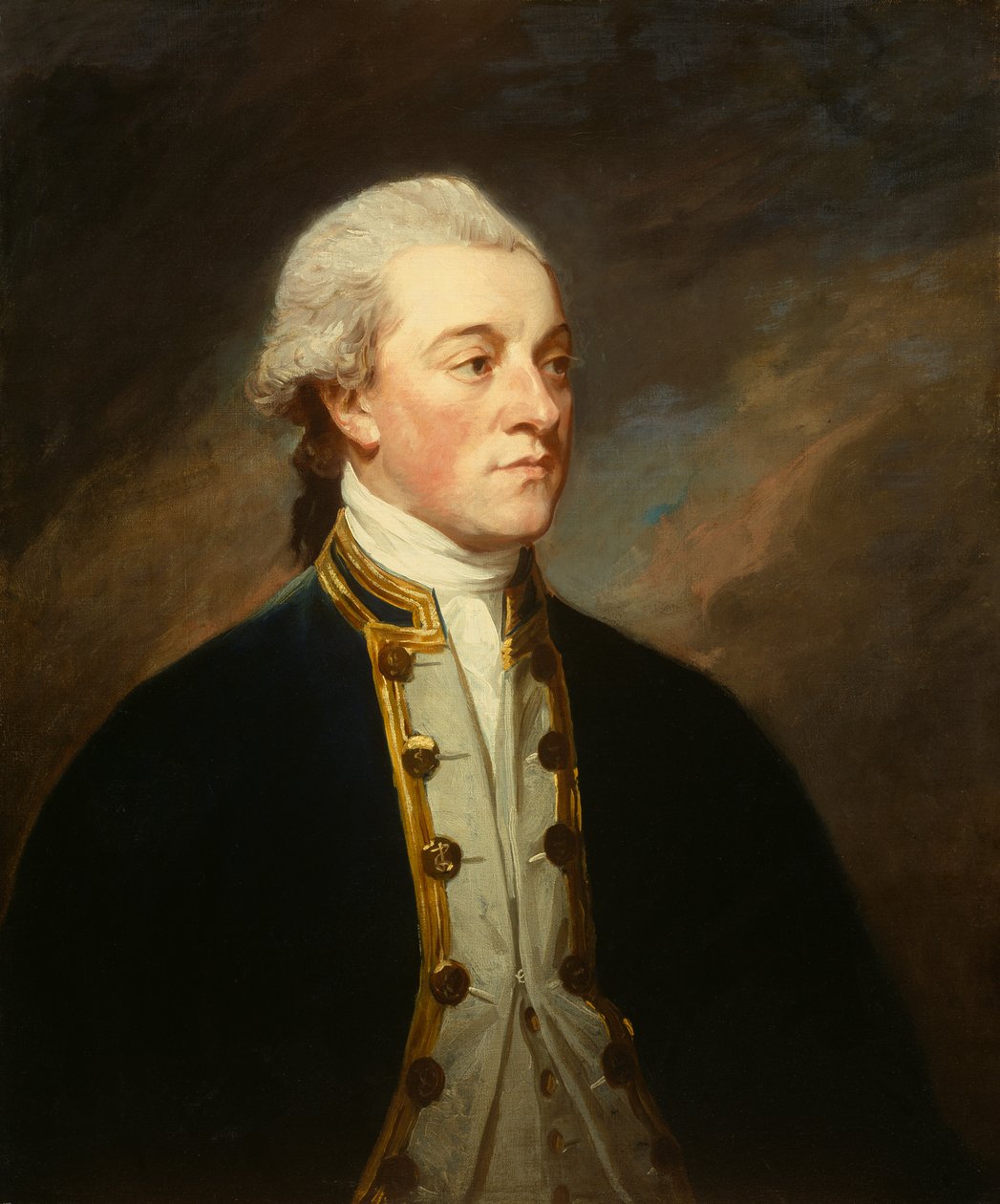 Retrato do Capitão Henderson, c.1785 (óleo sobre tela) de George Romney