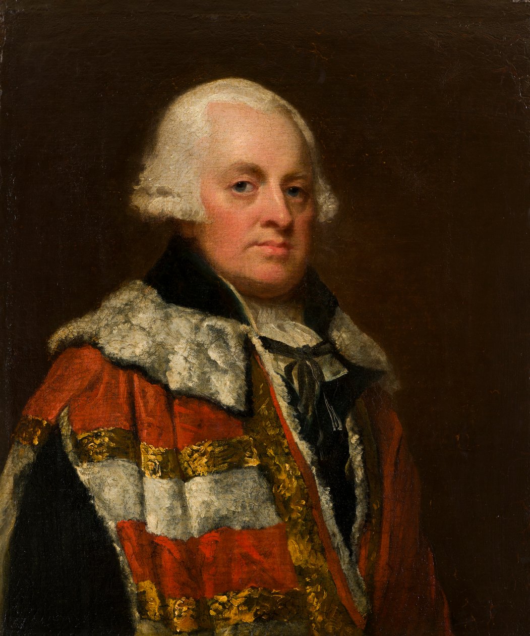 Retrato de Henry 1st Lord Bradford, c.1765-1800 (óleo sobre tela) de George Romney