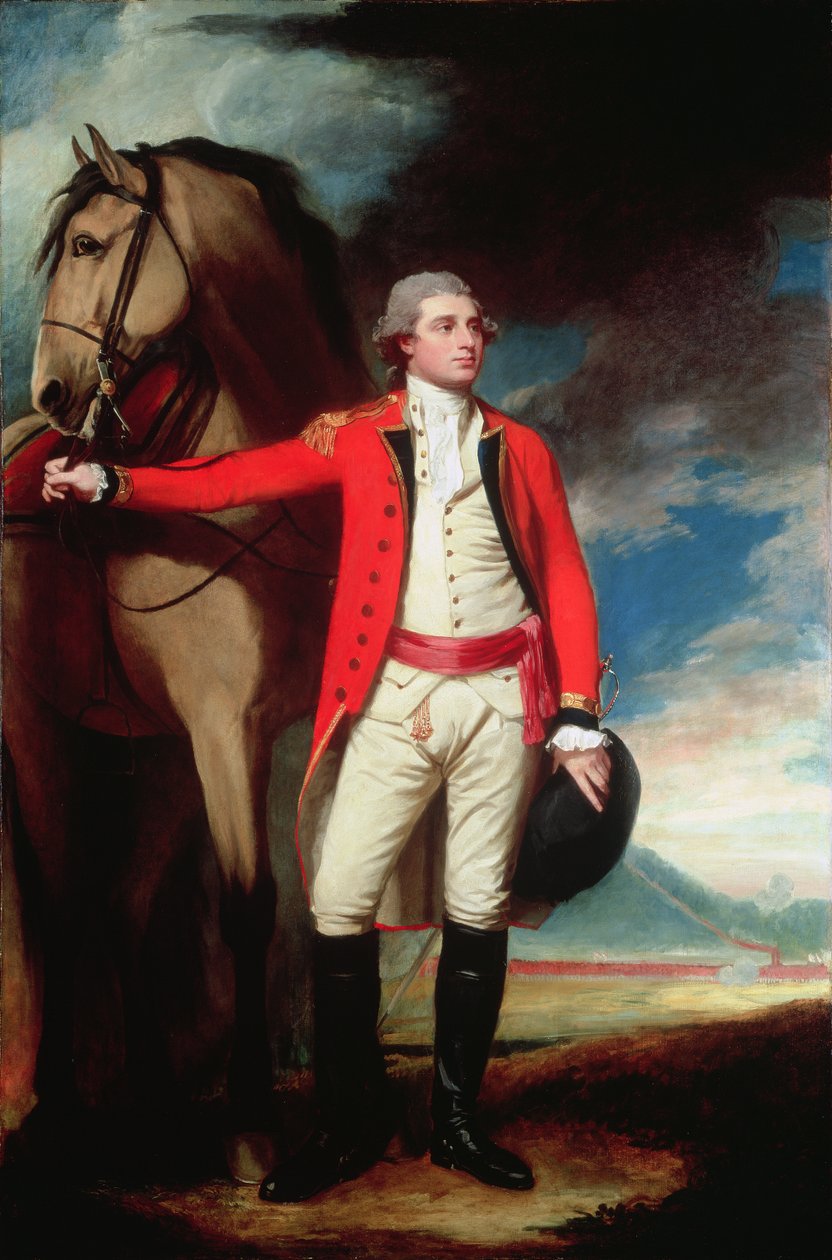 Retrato do Major James Hartley de George Romney