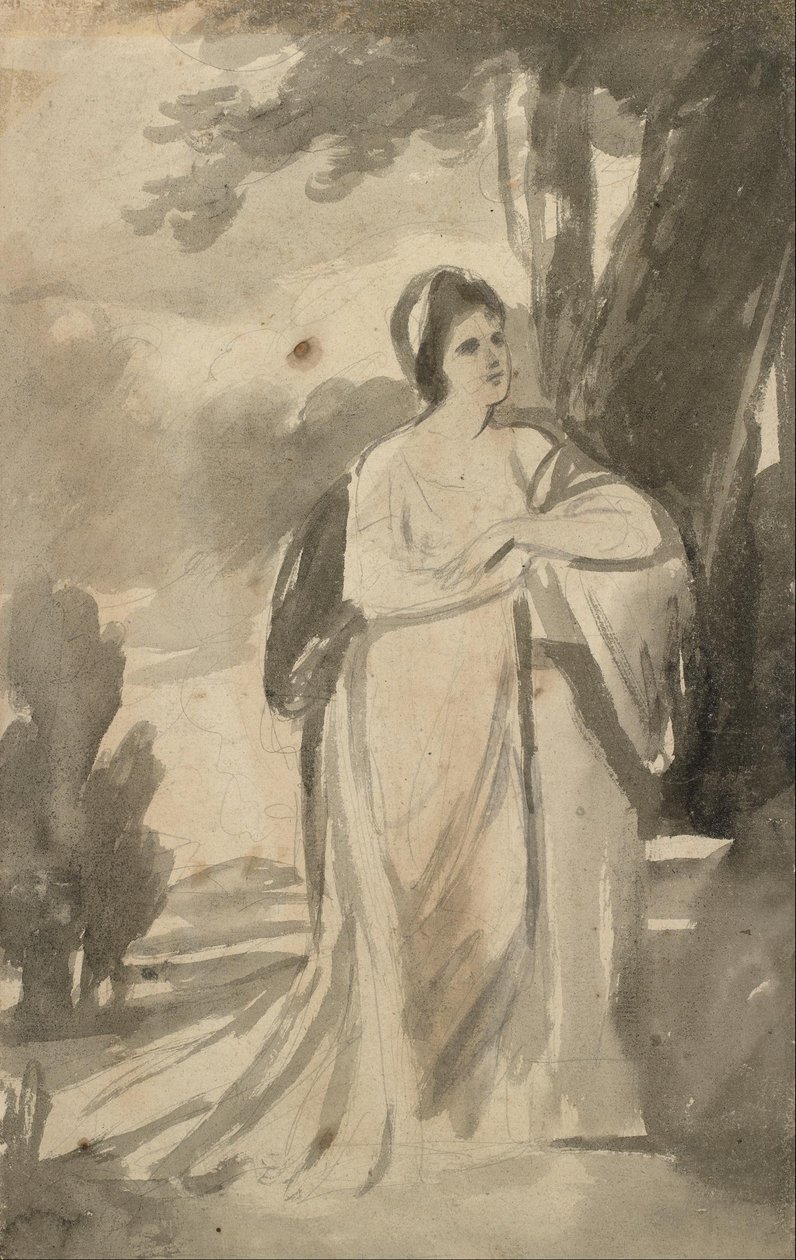 Retrato de Miss Curwen de George Romney