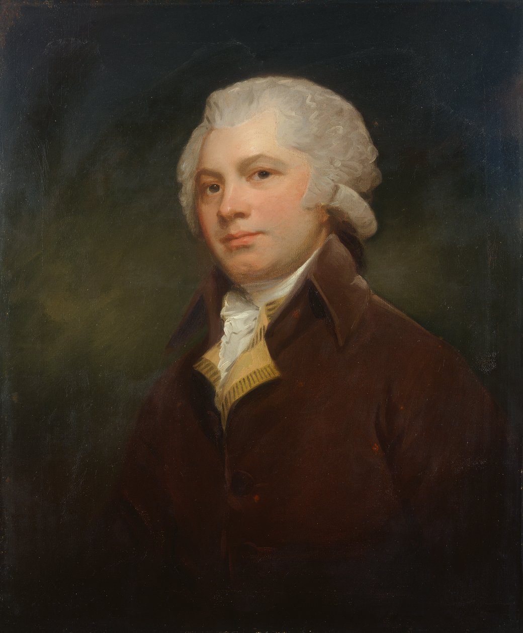 Retrato do Sr. Wildman (óleo sobre tela) de George Romney