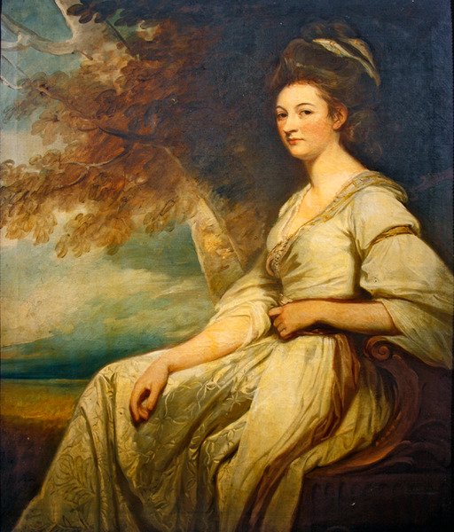 Retrato da Sra. Beal Bonnell, c.1779-80 (óleo sobre tela) de George Romney