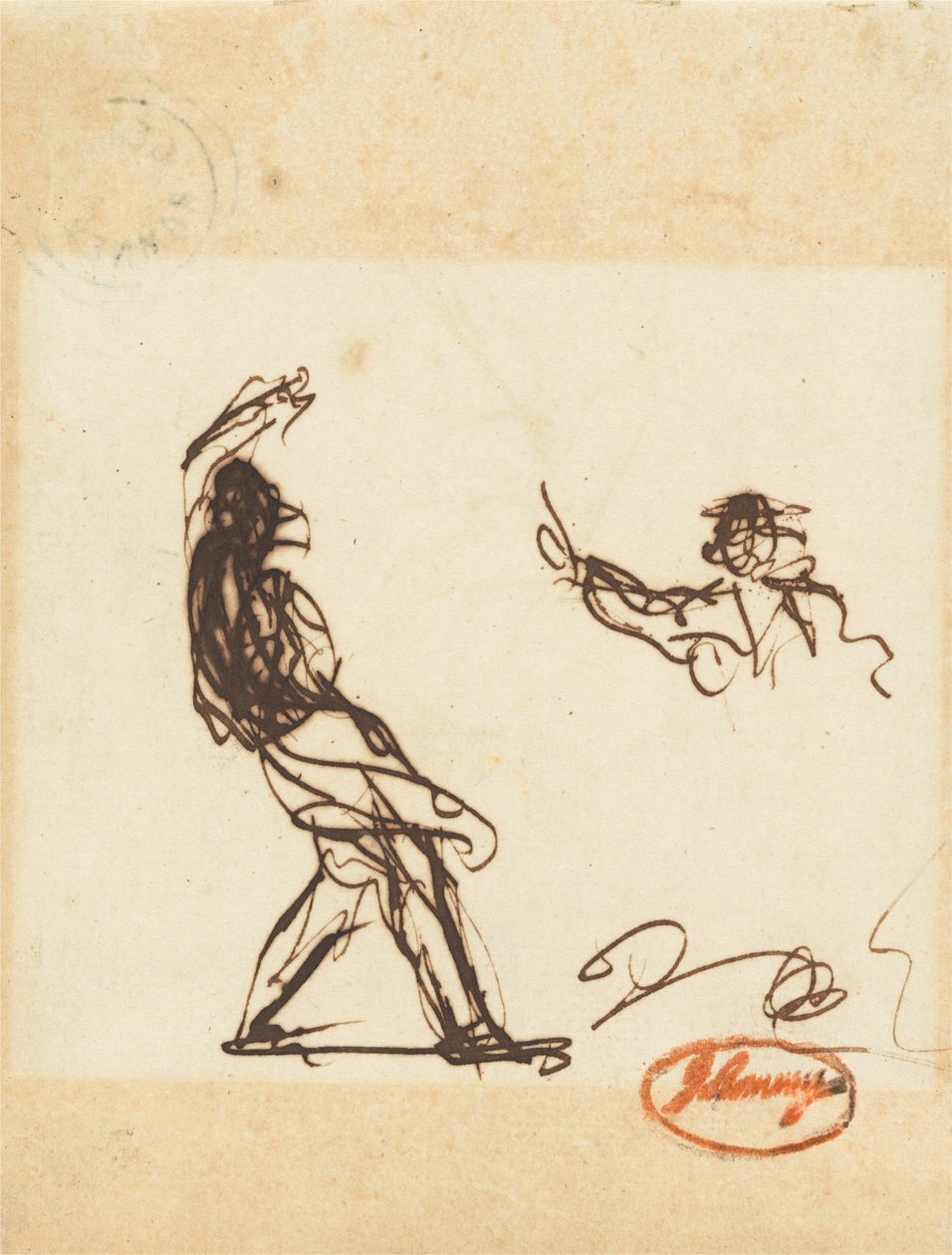 Talvez «A Descida de Odin» ou «Bolingbroke e a Aparição» de George Romney