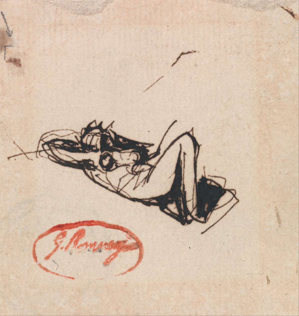 Figura reclinada de George Romney