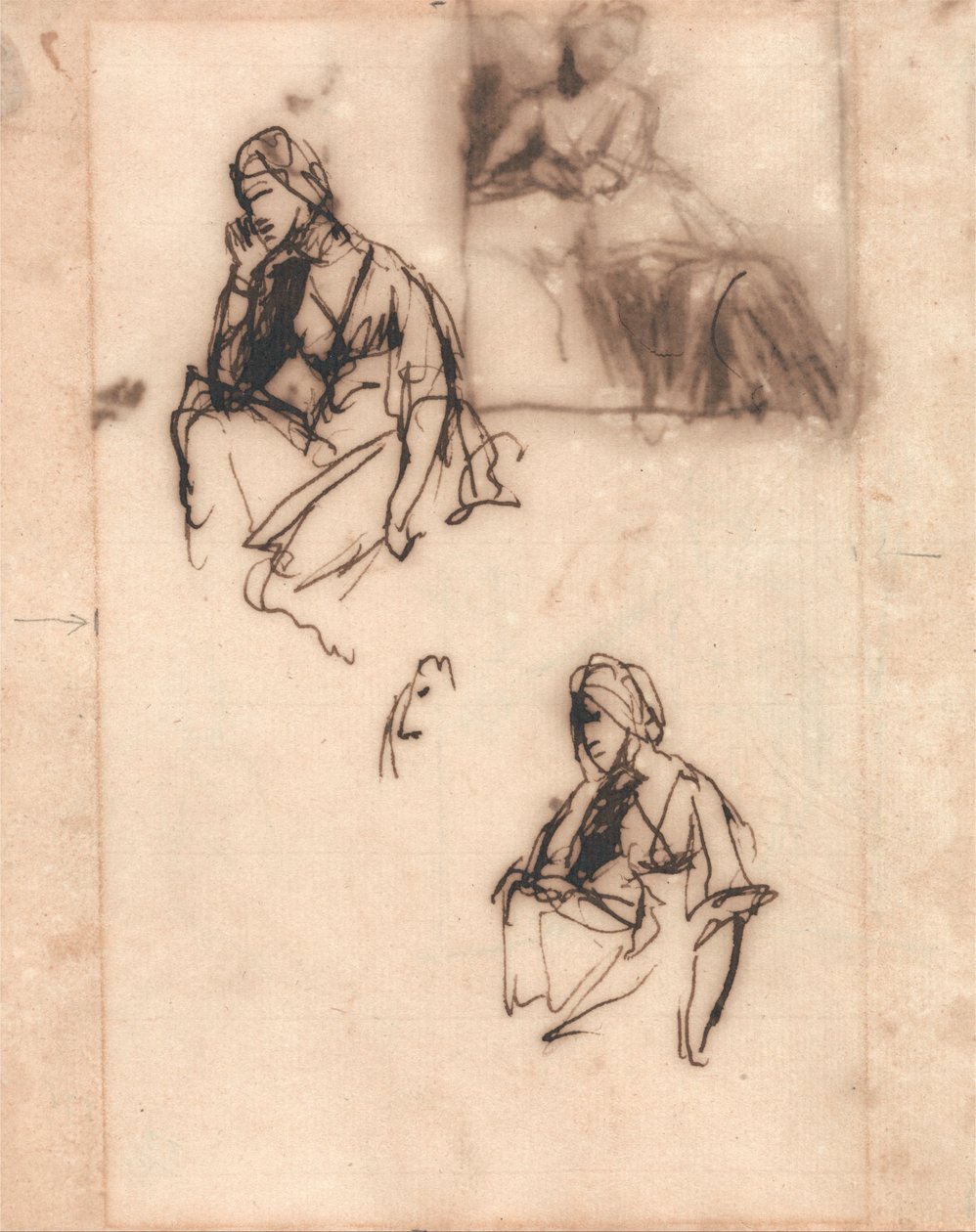 Mulher sentada de George Romney