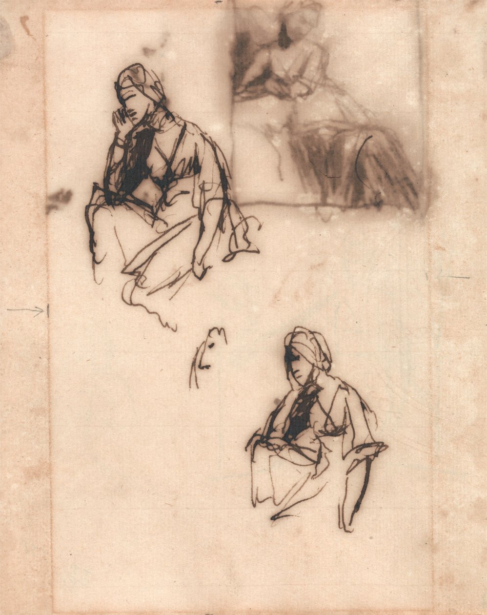Mulher Sentada de George Romney