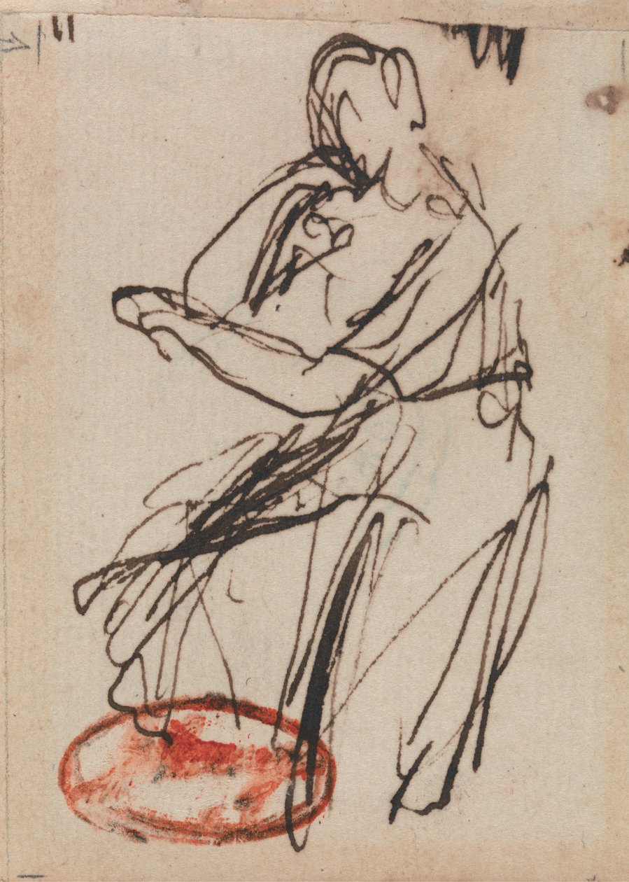 Mulher Sentada de George Romney