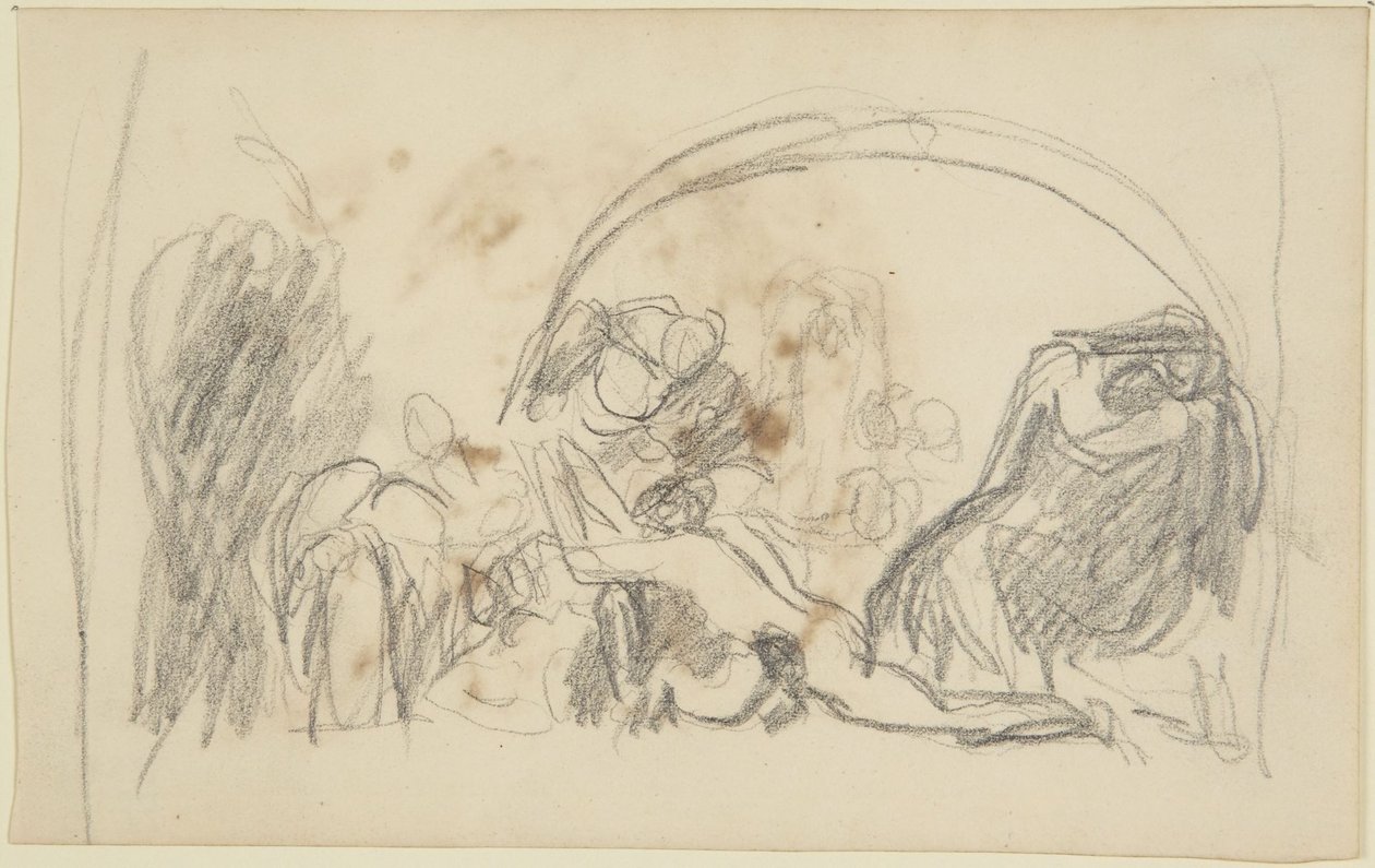 Esboço para a visita de Howard às prisões de George Romney