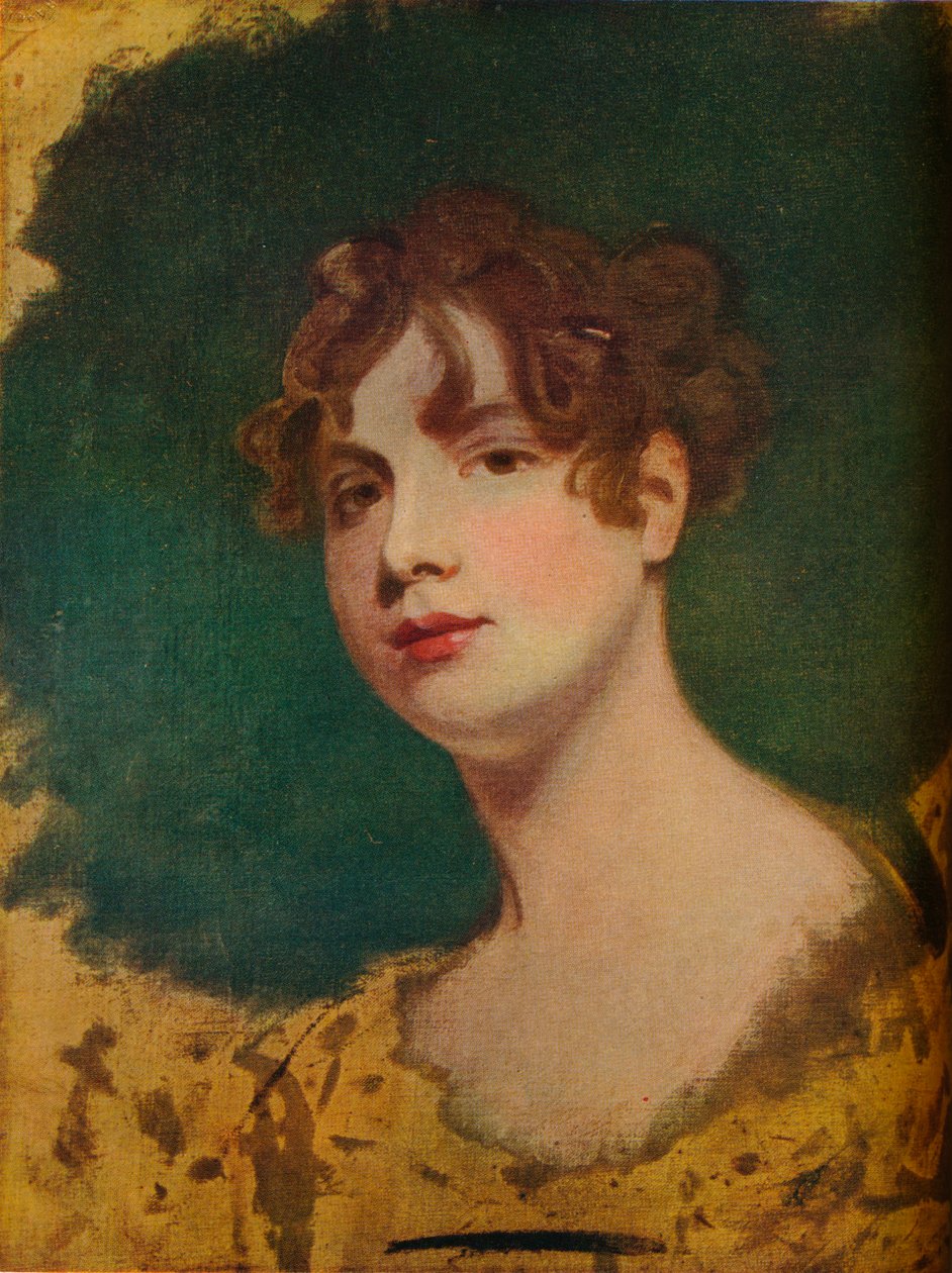 Esboço de uma cabeça feminina, século XVIII de George Romney