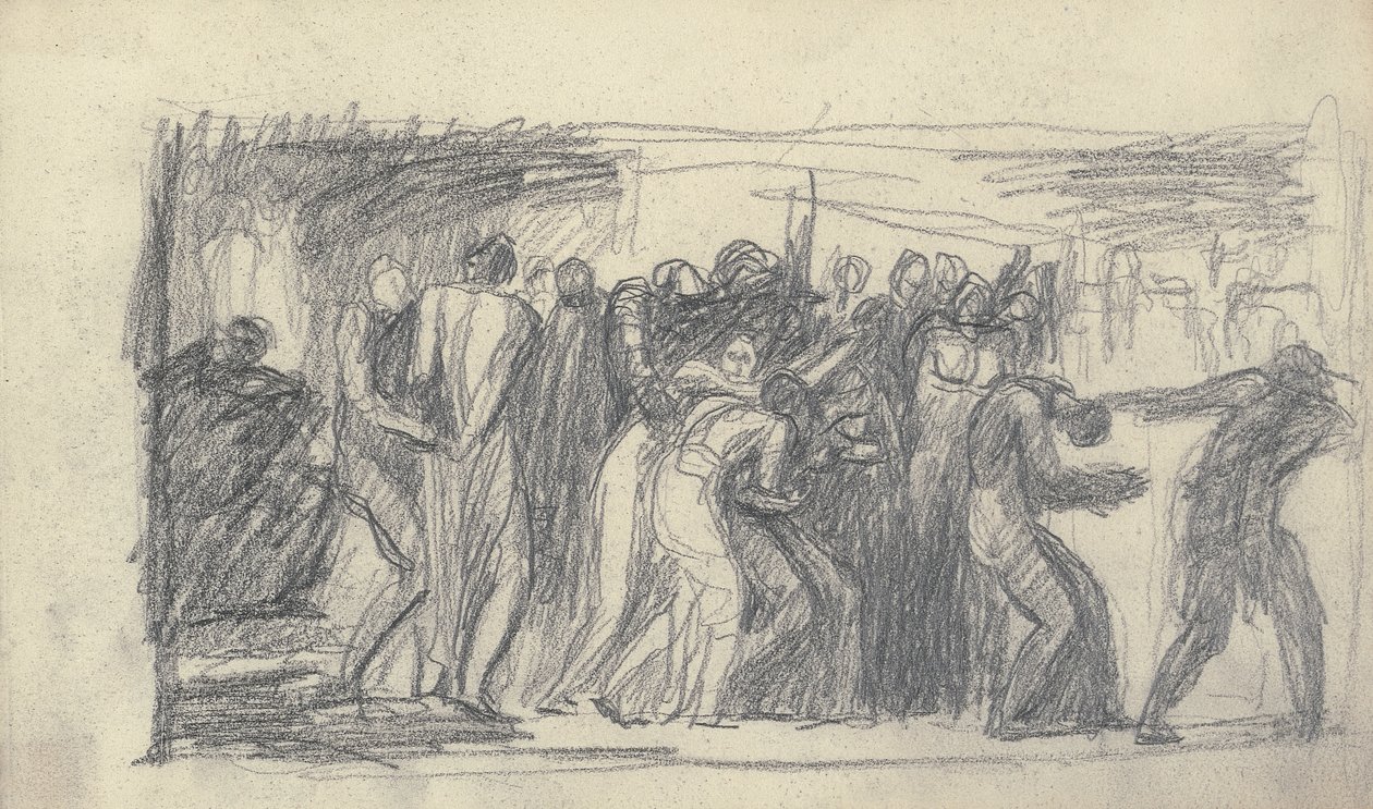 Desenho de caderno de esboços de George Romney
