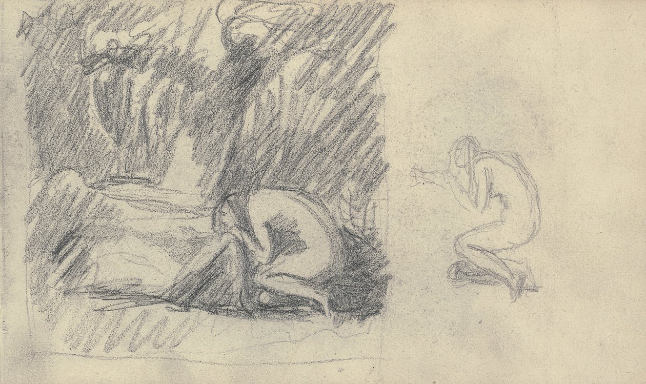 Desenho de caderno de esboços de George Romney
