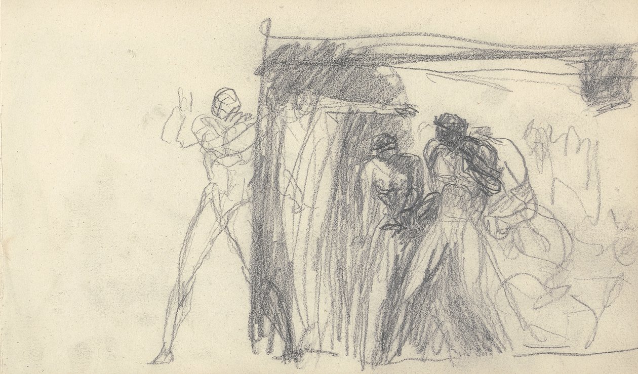 Desenho de caderno de esboços de George Romney