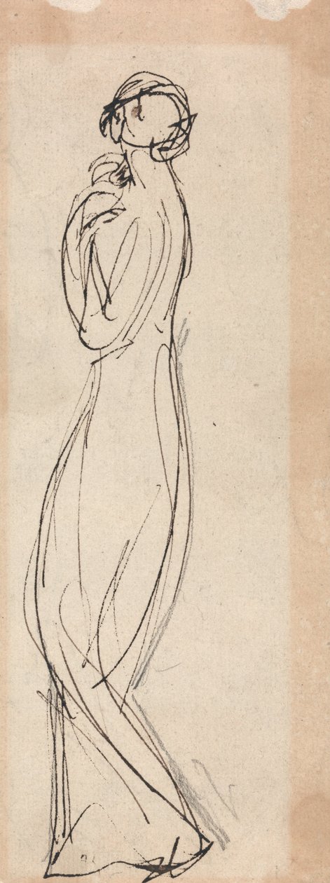 Figura feminina em pé de George Romney
