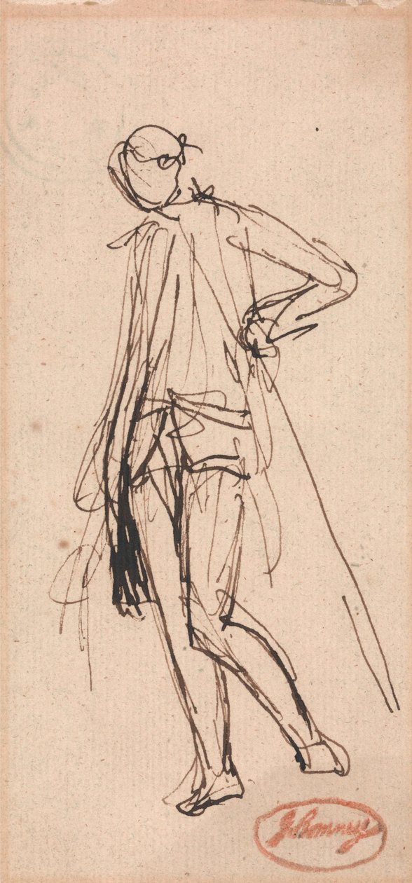 Figura em pé de George Romney