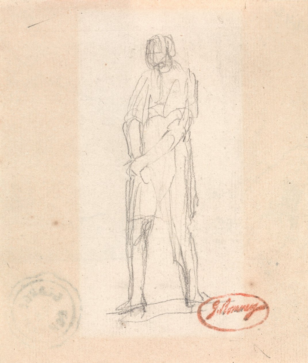 Figura em pé de George Romney