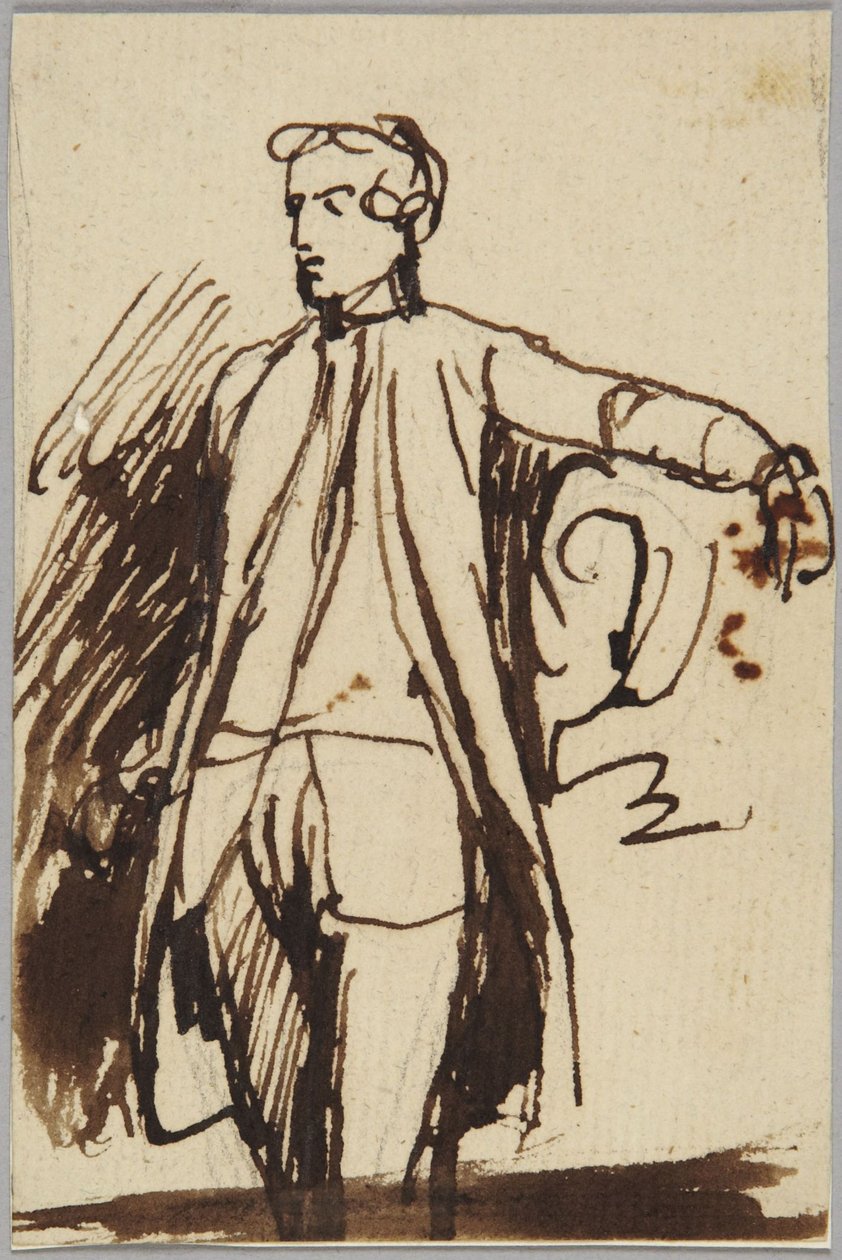 Figura masculina em pé de George Romney