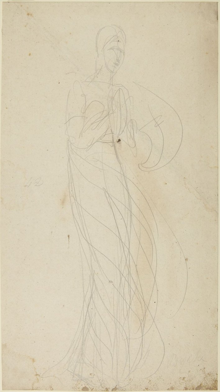 Figura feminina em pé de George Romney