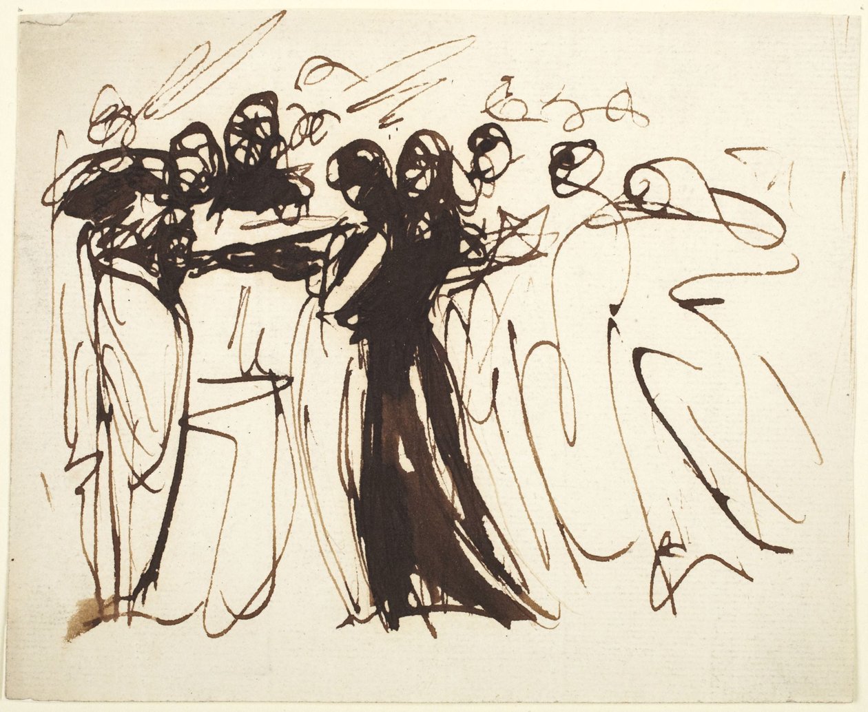 Figuras em pé reunidas de George Romney