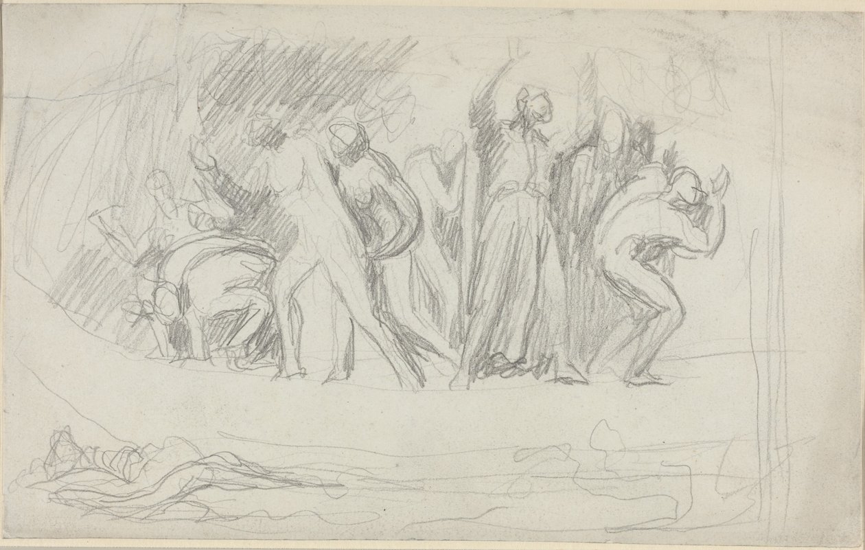 Esboço para «O Dilúvio» de George Romney