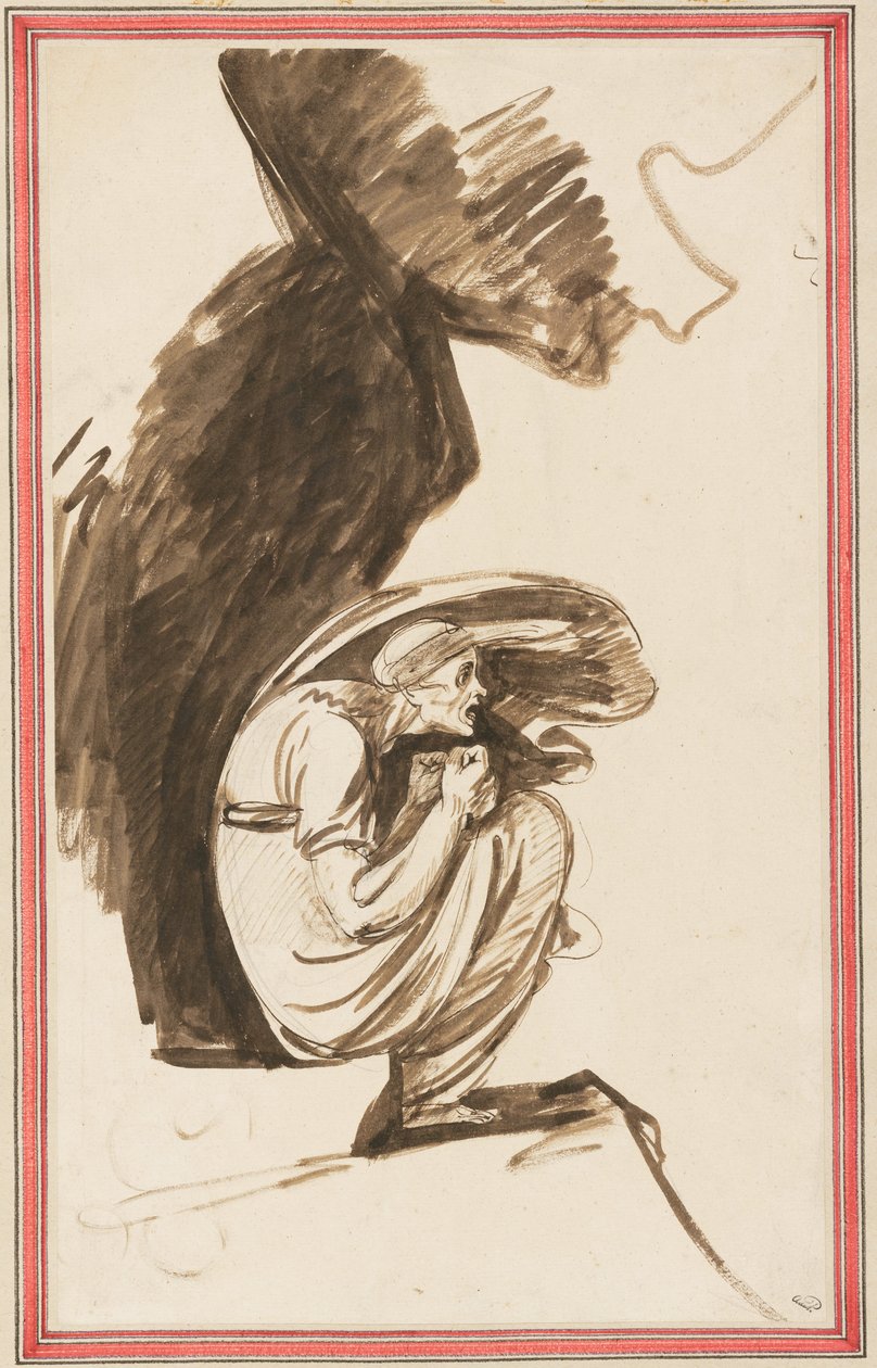 Esboço para «A Bruxa da Lapónia» de George Romney