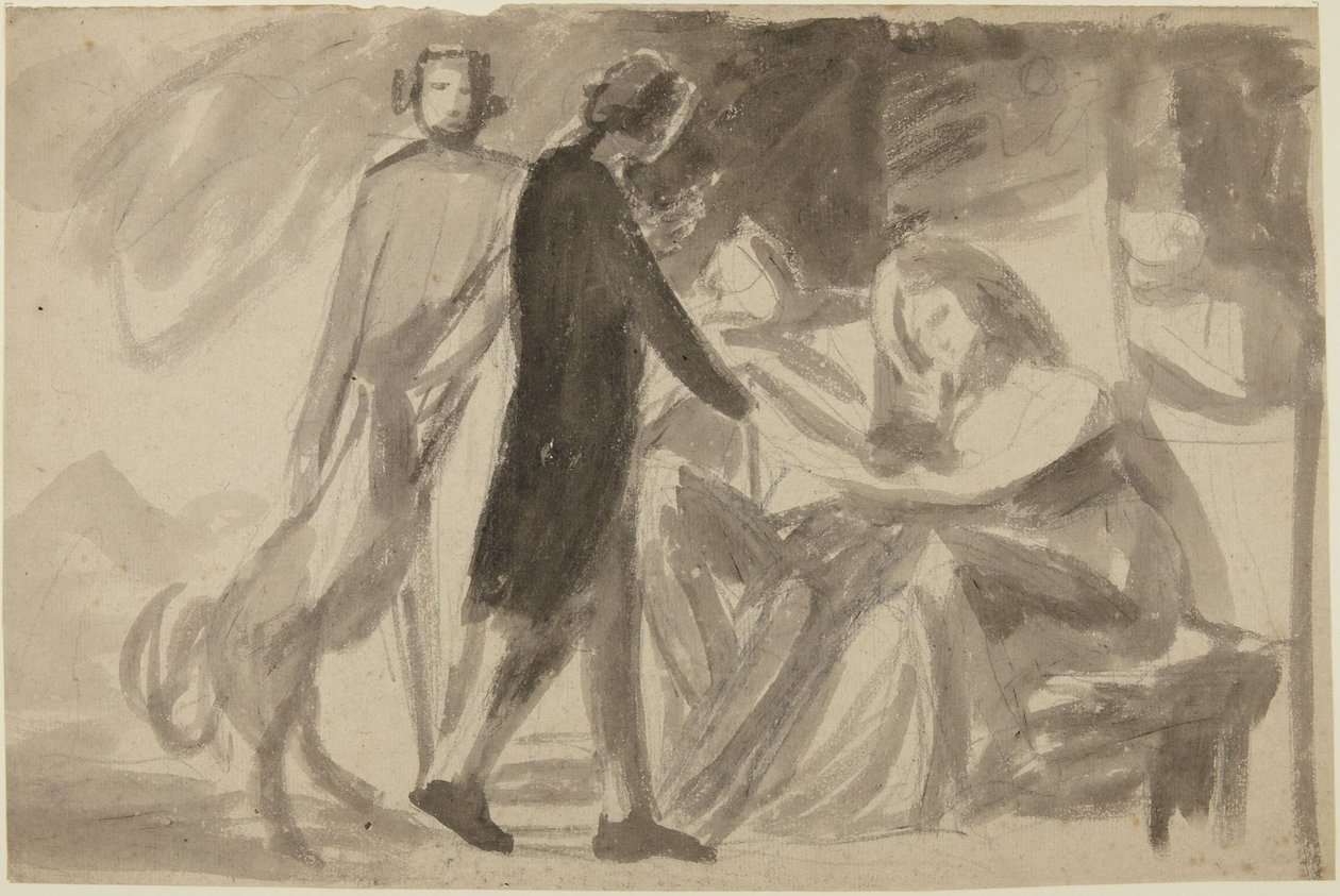 Esboço para um retrato de grupo () de George Romney
