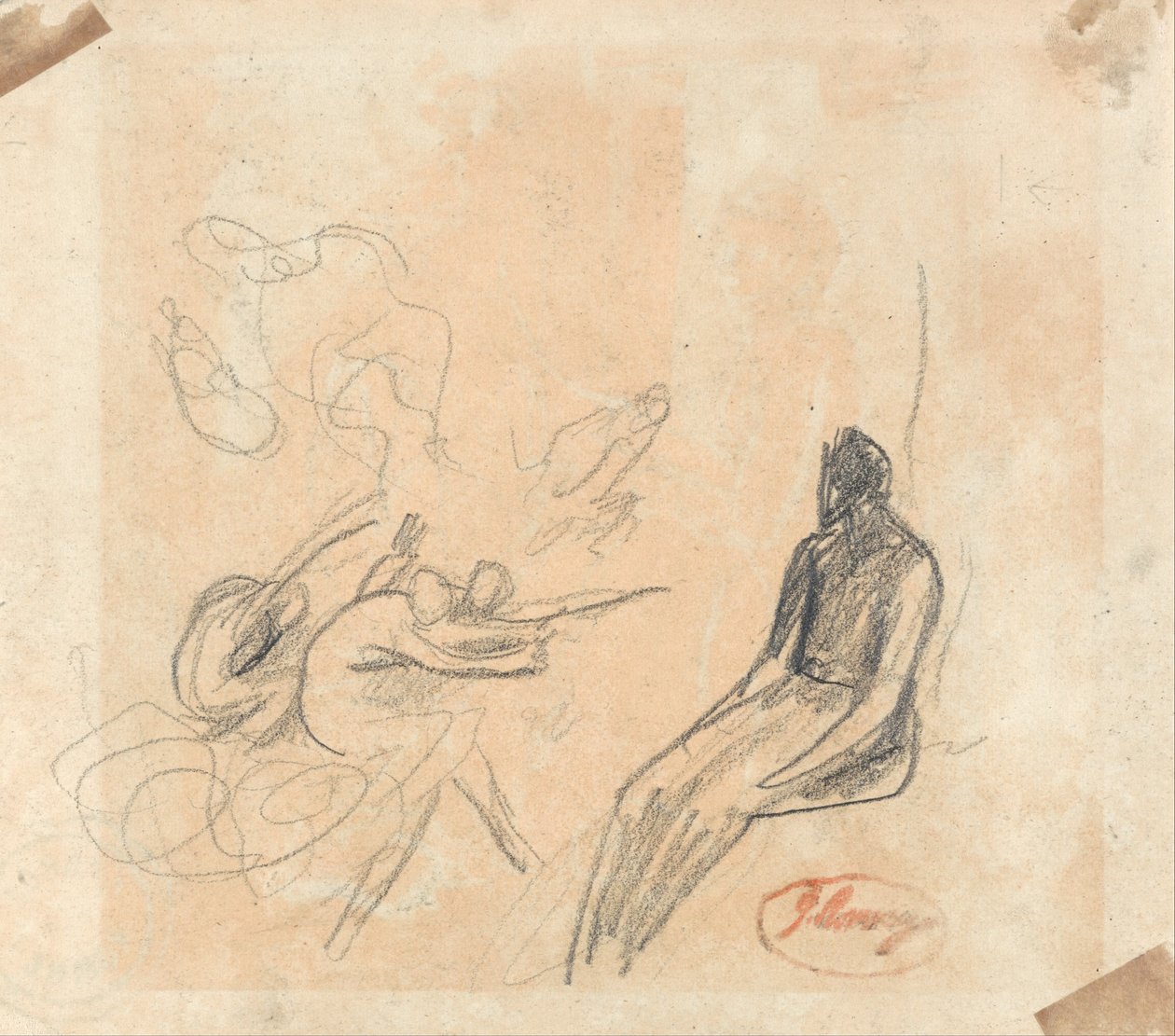 A tentação de Cristo de George Romney