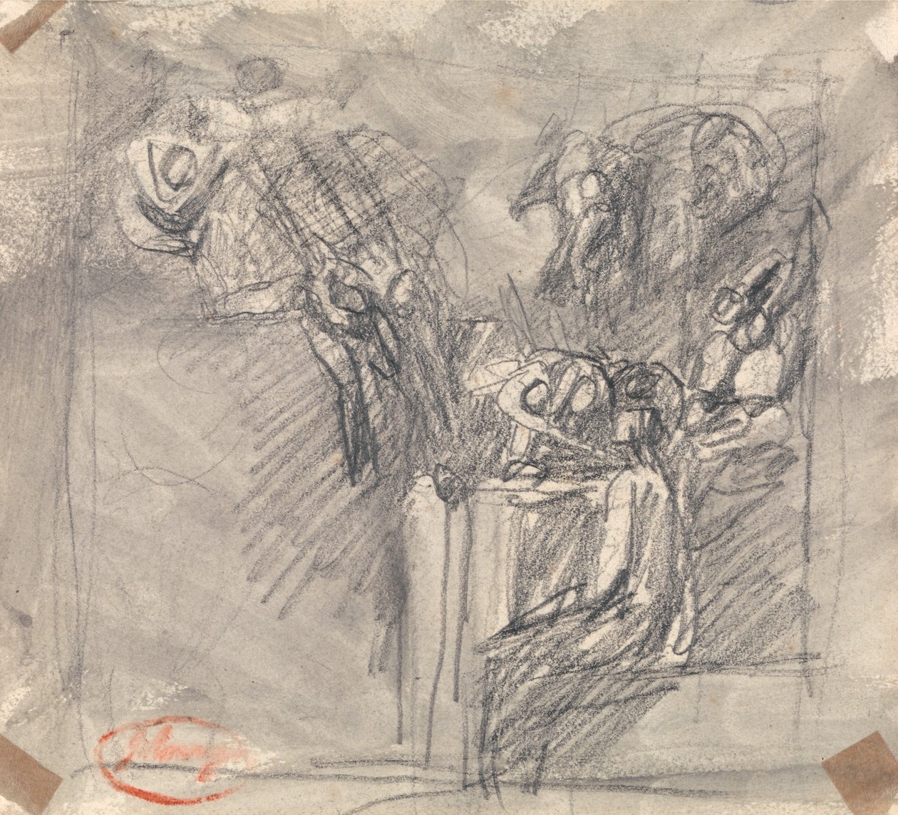 A Tentação de Cristo de George Romney