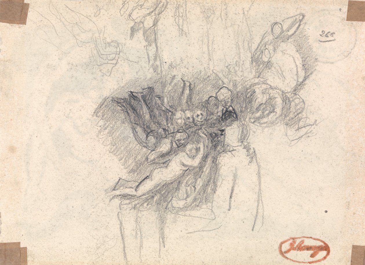 A Tentação de Cristo de George Romney