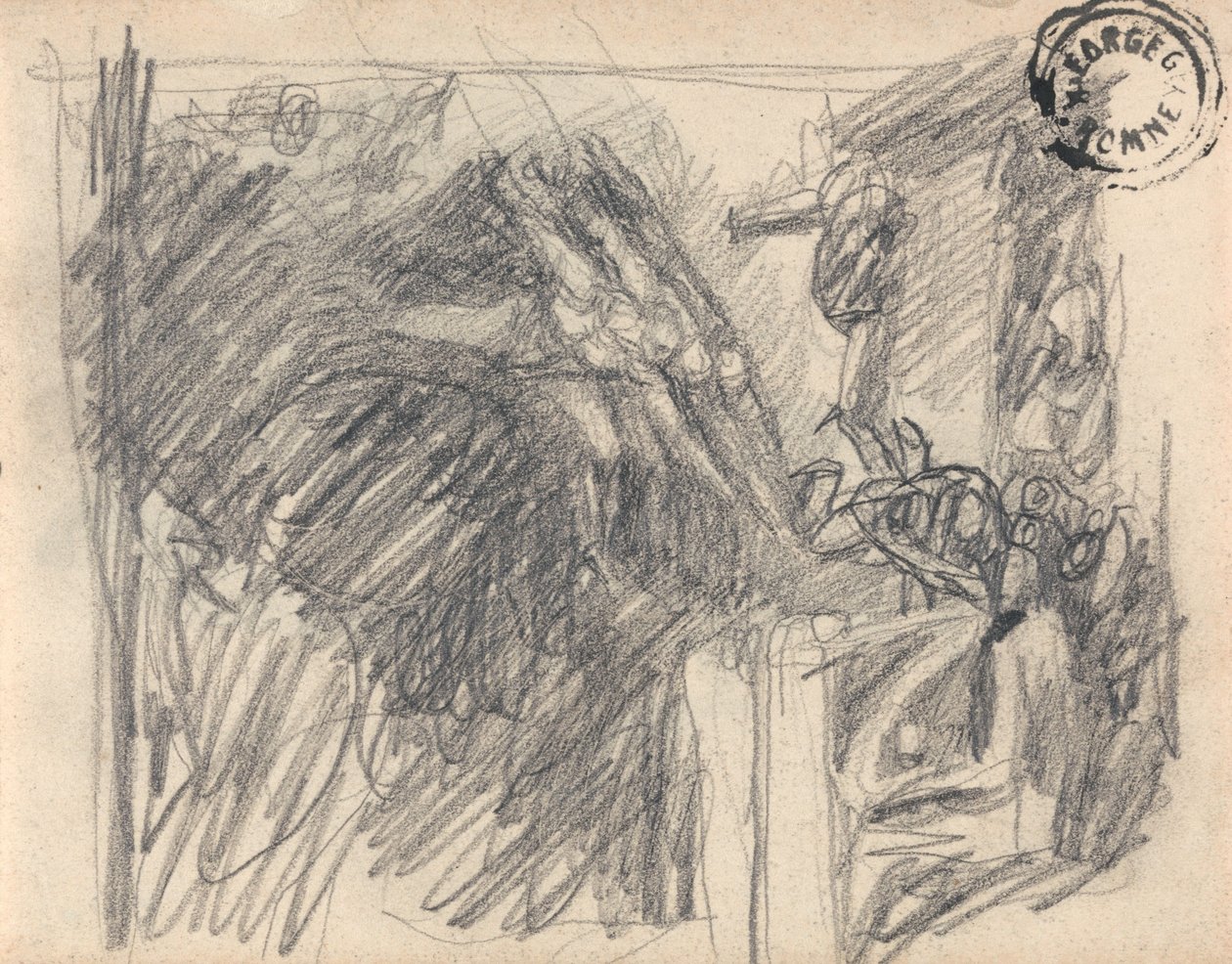 A Tentação de Cristo de George Romney