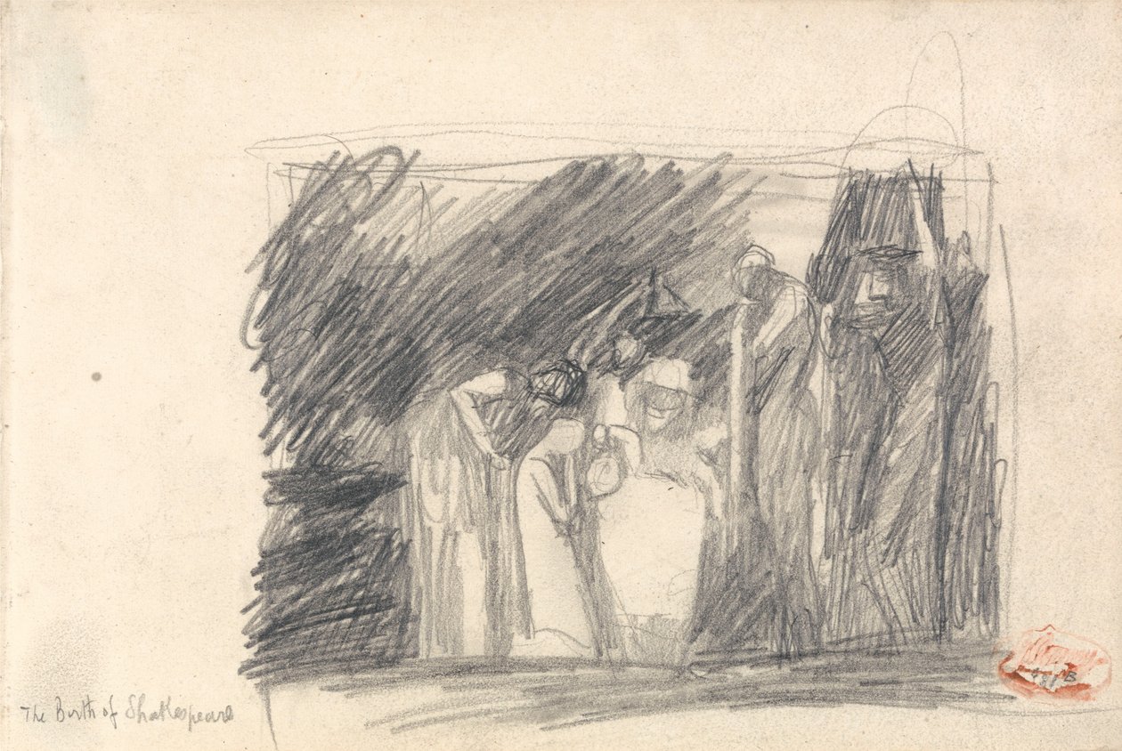 As Idades do Homem: O Nascimento do Homem de George Romney
