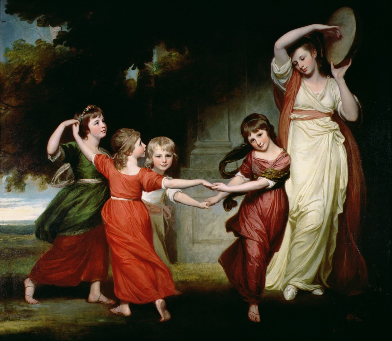 A Família Gower, c.1776-77 de George Romney