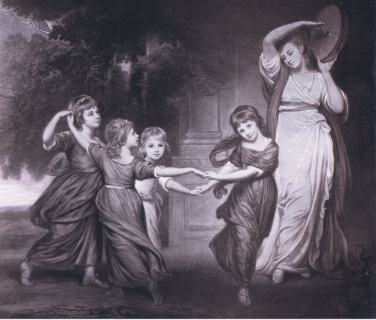 A família Gower, Bibbys Annual, 1916-1917 de George Romney