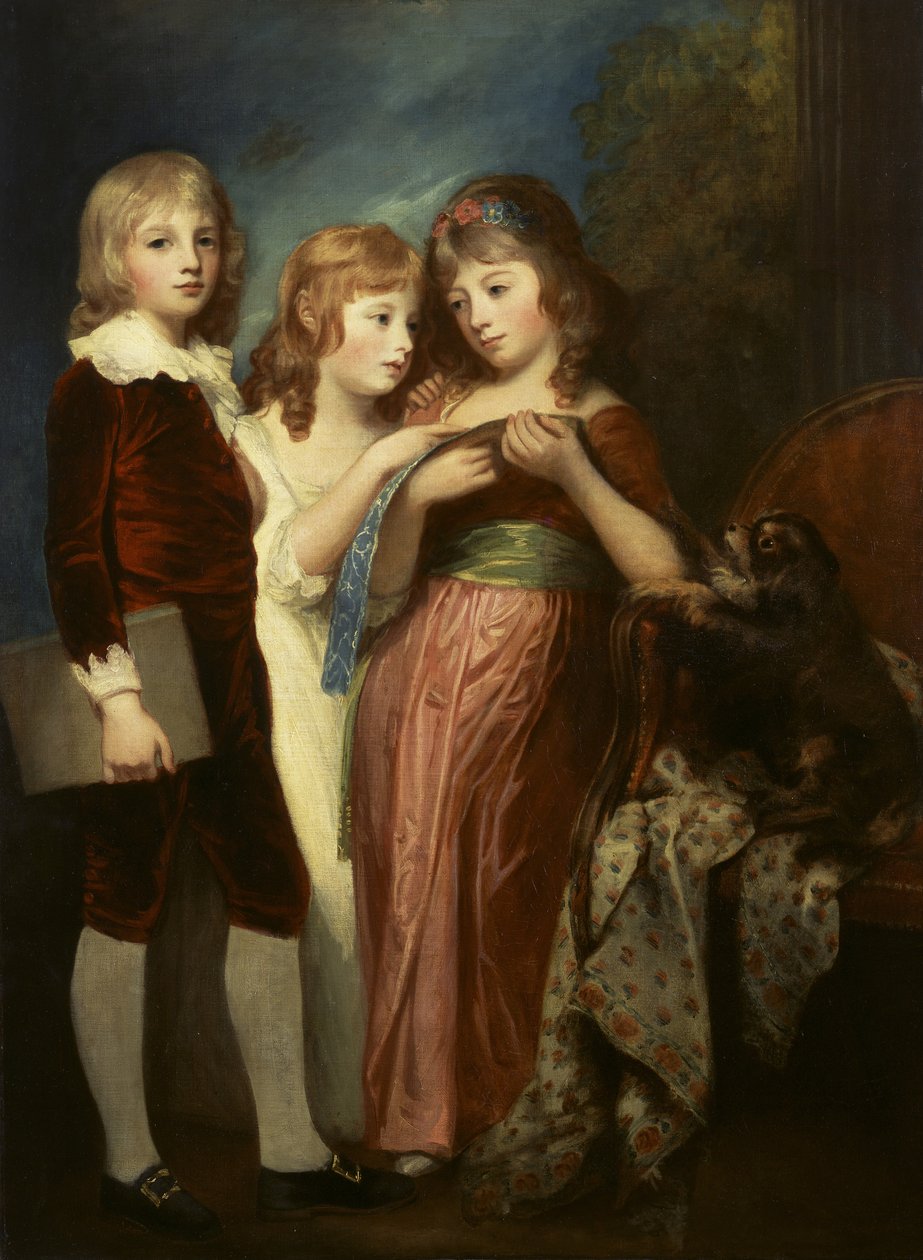 Os filhos de Hartley, 178183 de George Romney