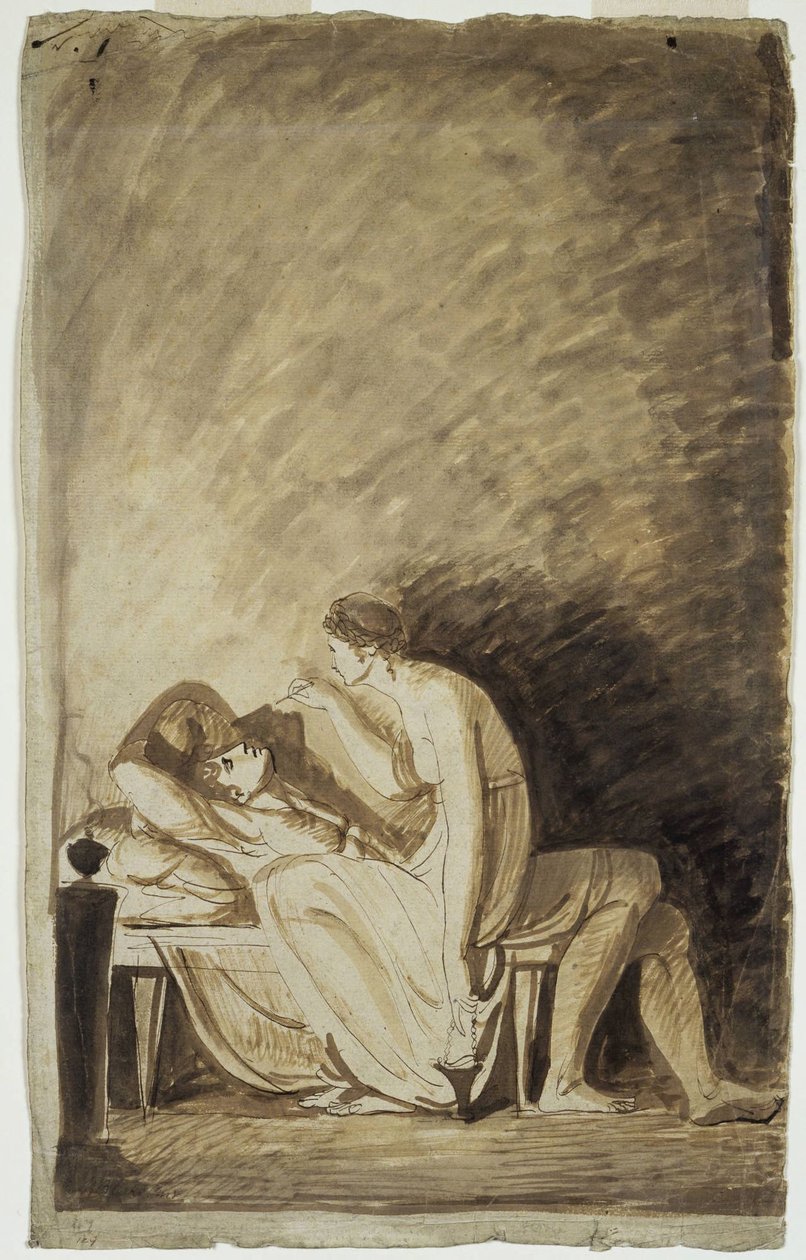 A Origem da Pintura de George Romney