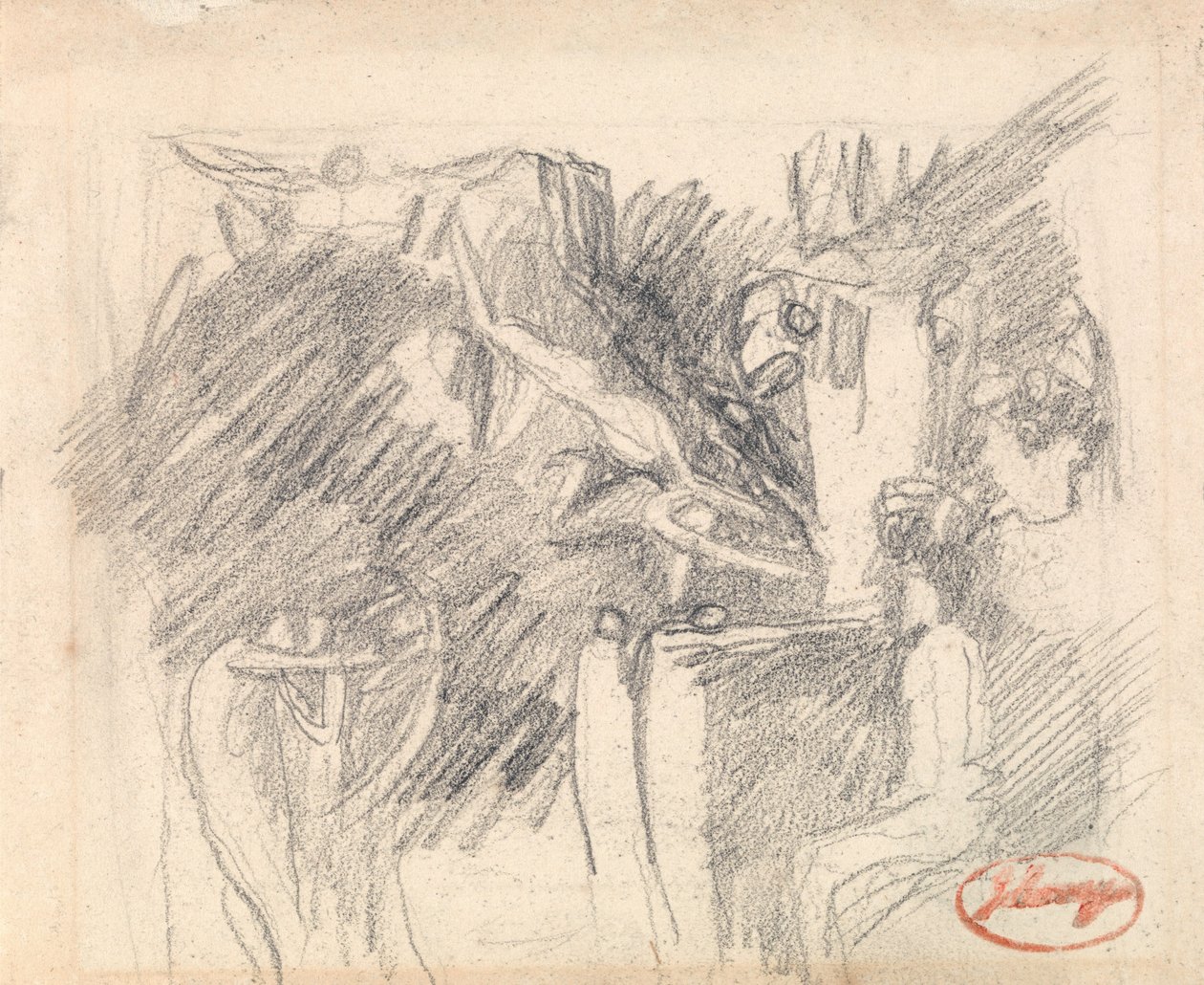 A Tentação de Cristo de George Romney