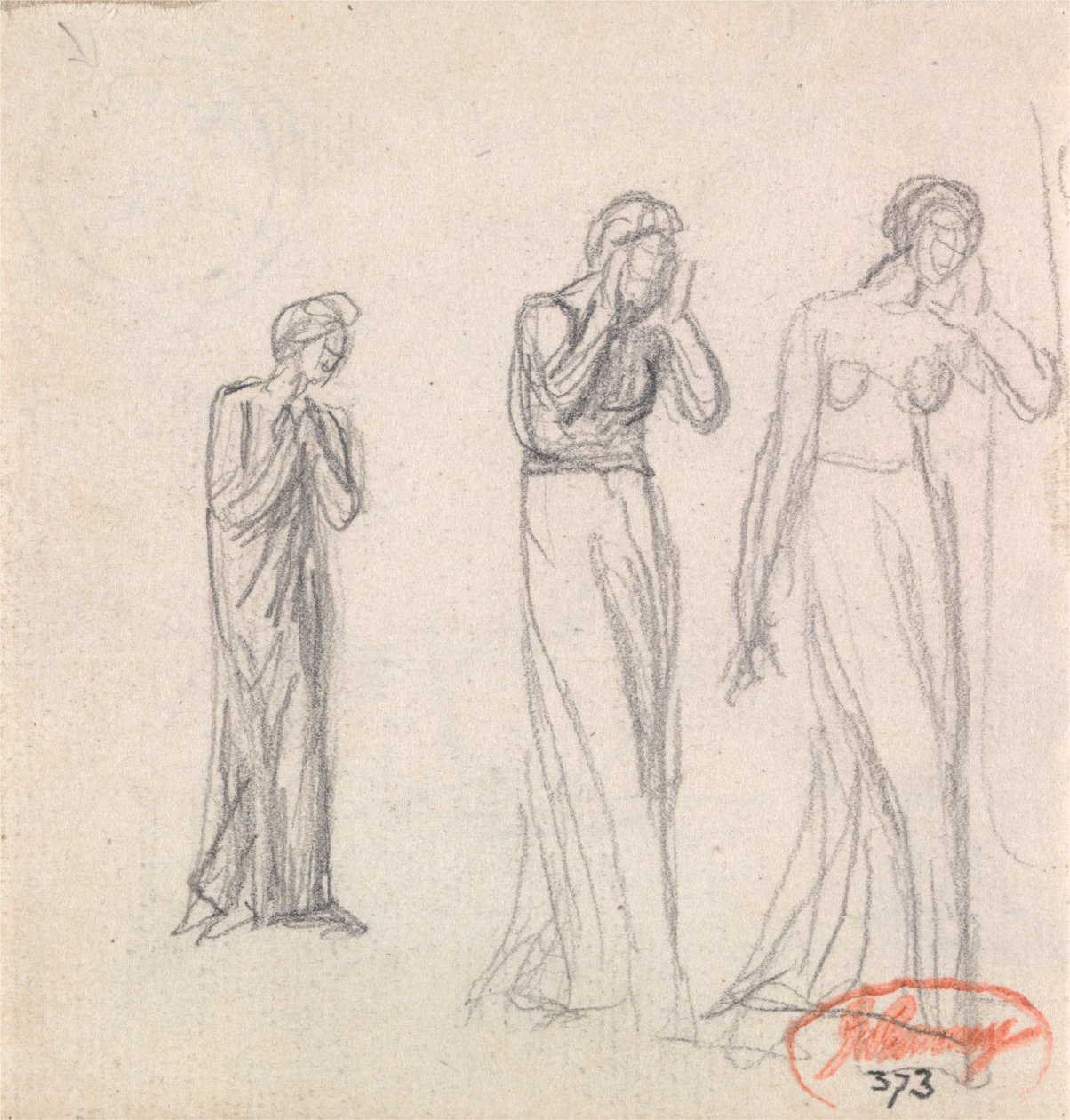 Três Mulheres em Luto de George Romney